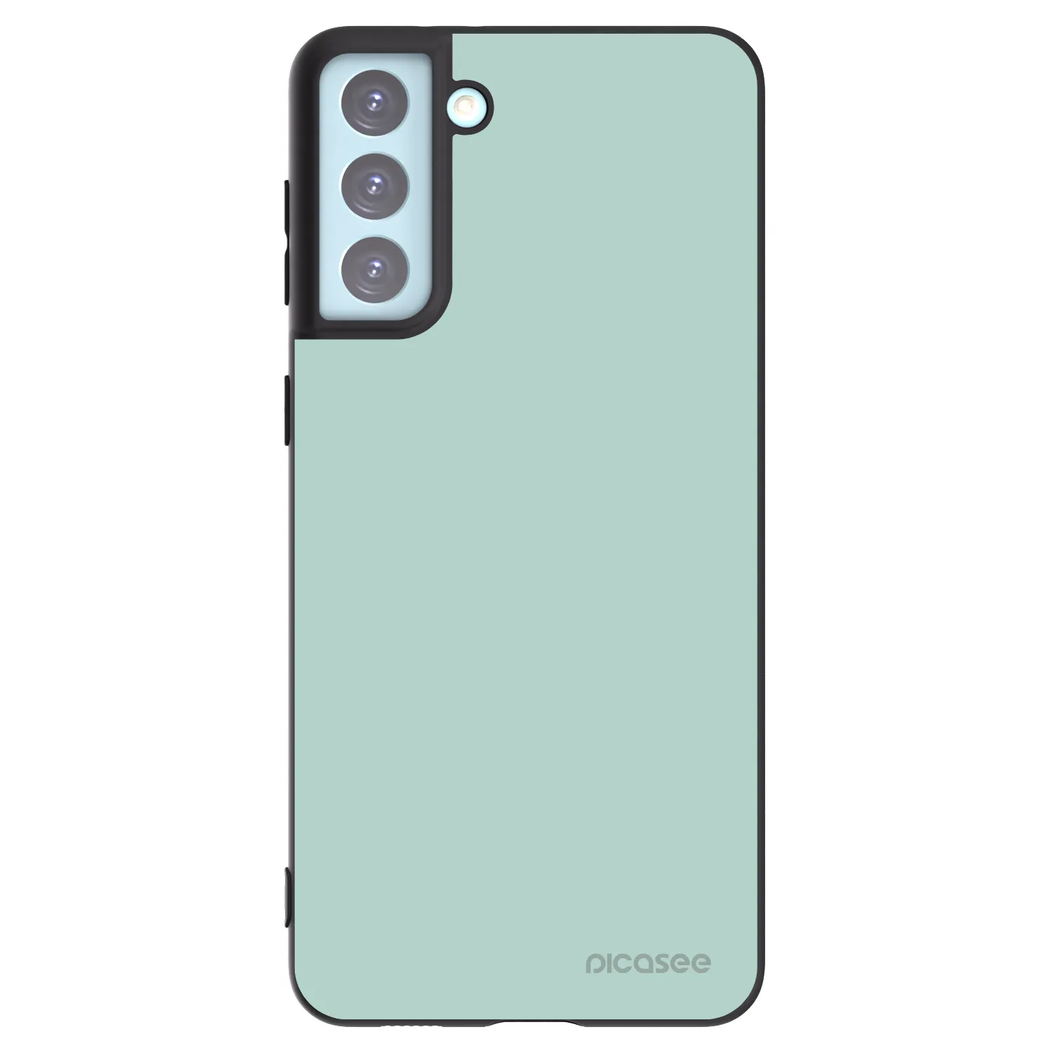 Picasee silikonowe czarne etui na Samsung Galaxy S21+ 5G G996F - Pastel Charm