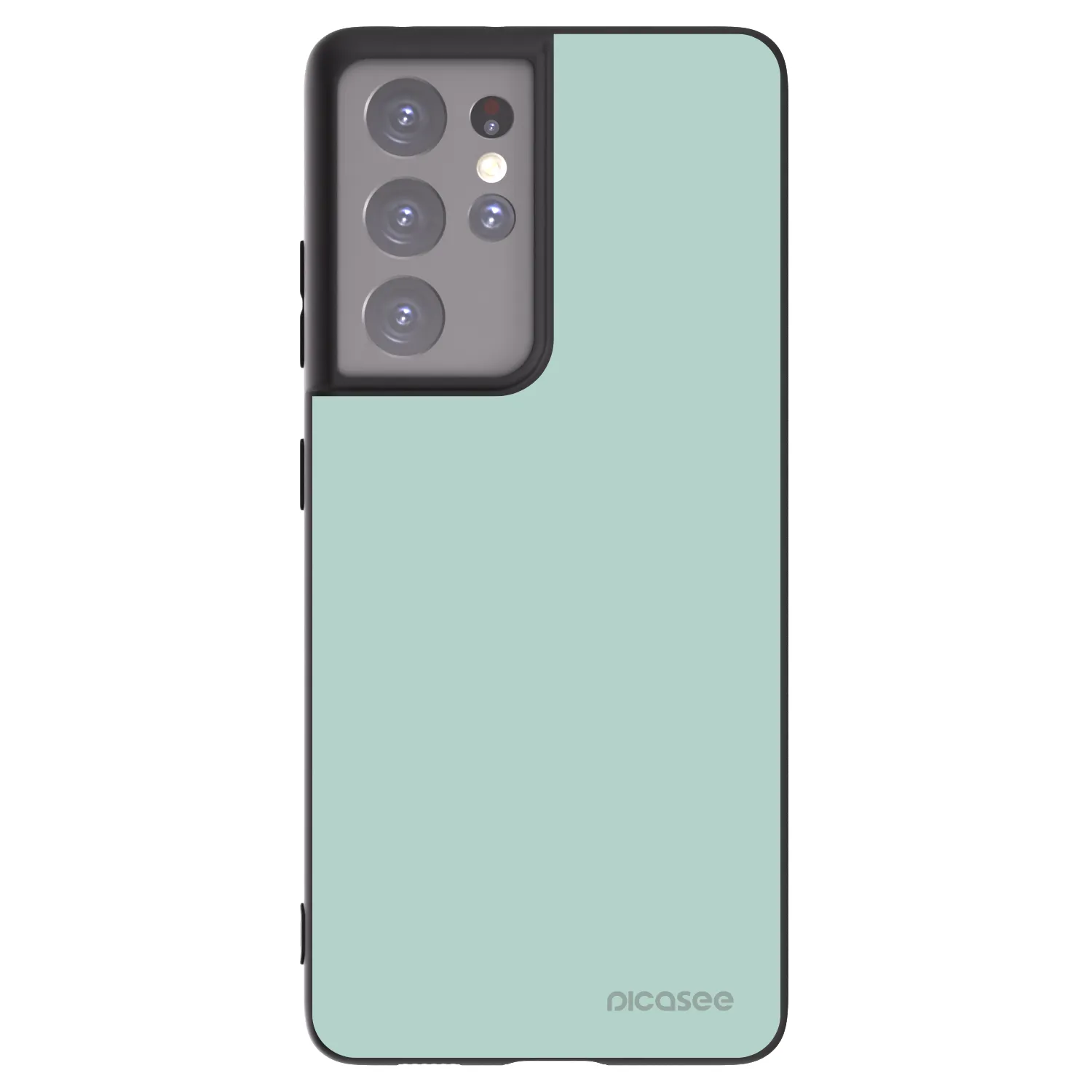 Picasee silikonowe czarne etui na Samsung Galaxy S21 Ultra 5G G998B - Pastel Charm