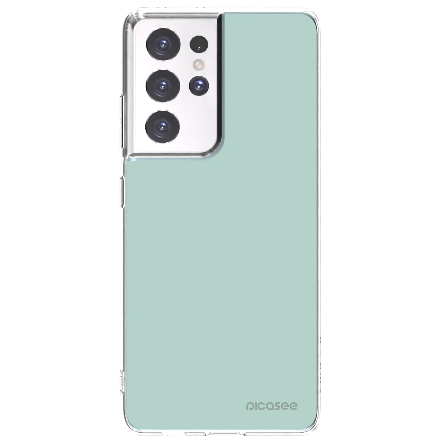Picasee silikonowe przeźroczyste etui na Samsung Galaxy S21 Ultra 5G G998B - Pastel Charm