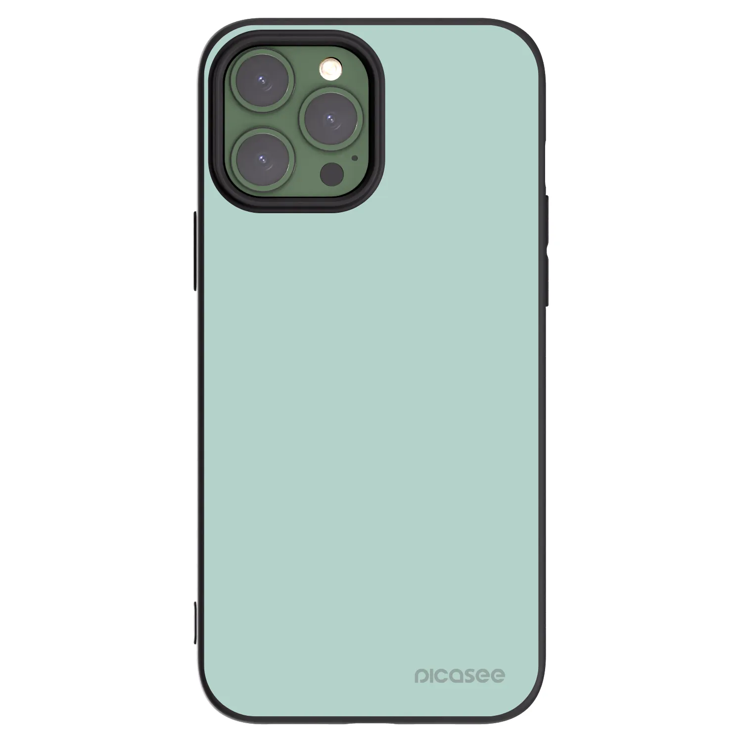 Picasee silikonowe czarne etui na Apple iPhone 13 Pro Max - Pastel Charm