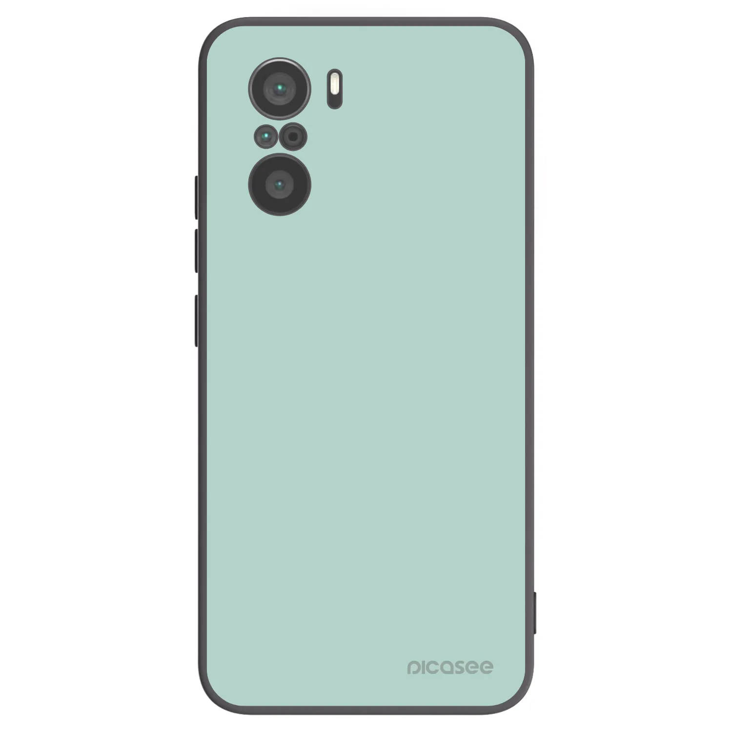 Picasee silikonowe czarne etui na Xiaomi Poco F3 - Pastel Charm