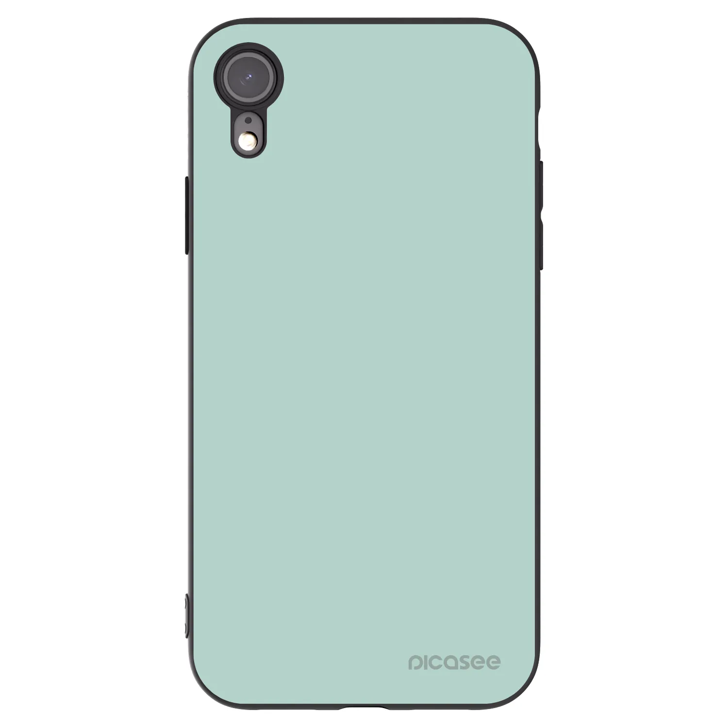 Picasee silikonowe czarne etui na Apple iPhone XR - Pastel Charm
