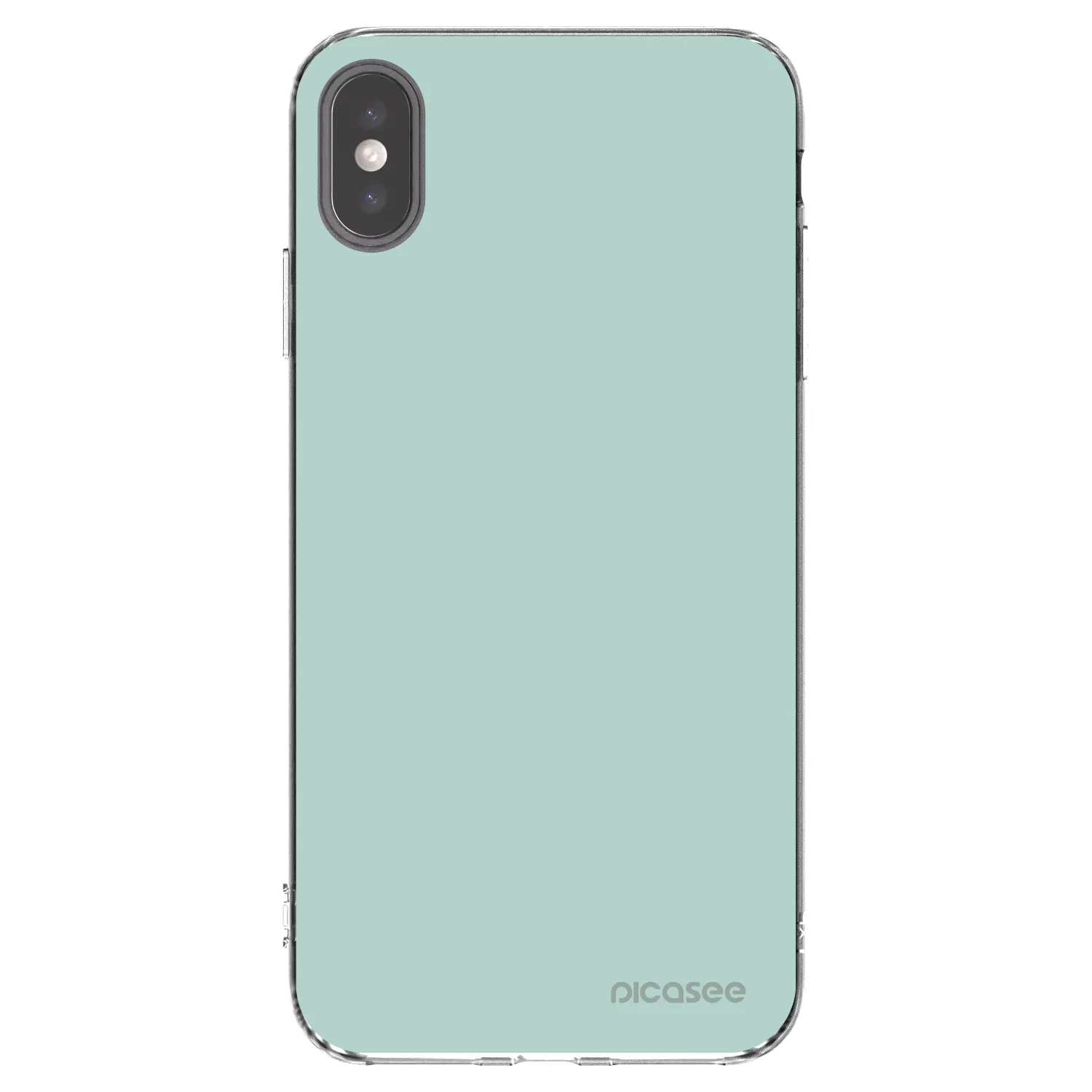 Picasee silikonowe przeźroczyste etui na Apple iPhone XS Max - Pastel Charm