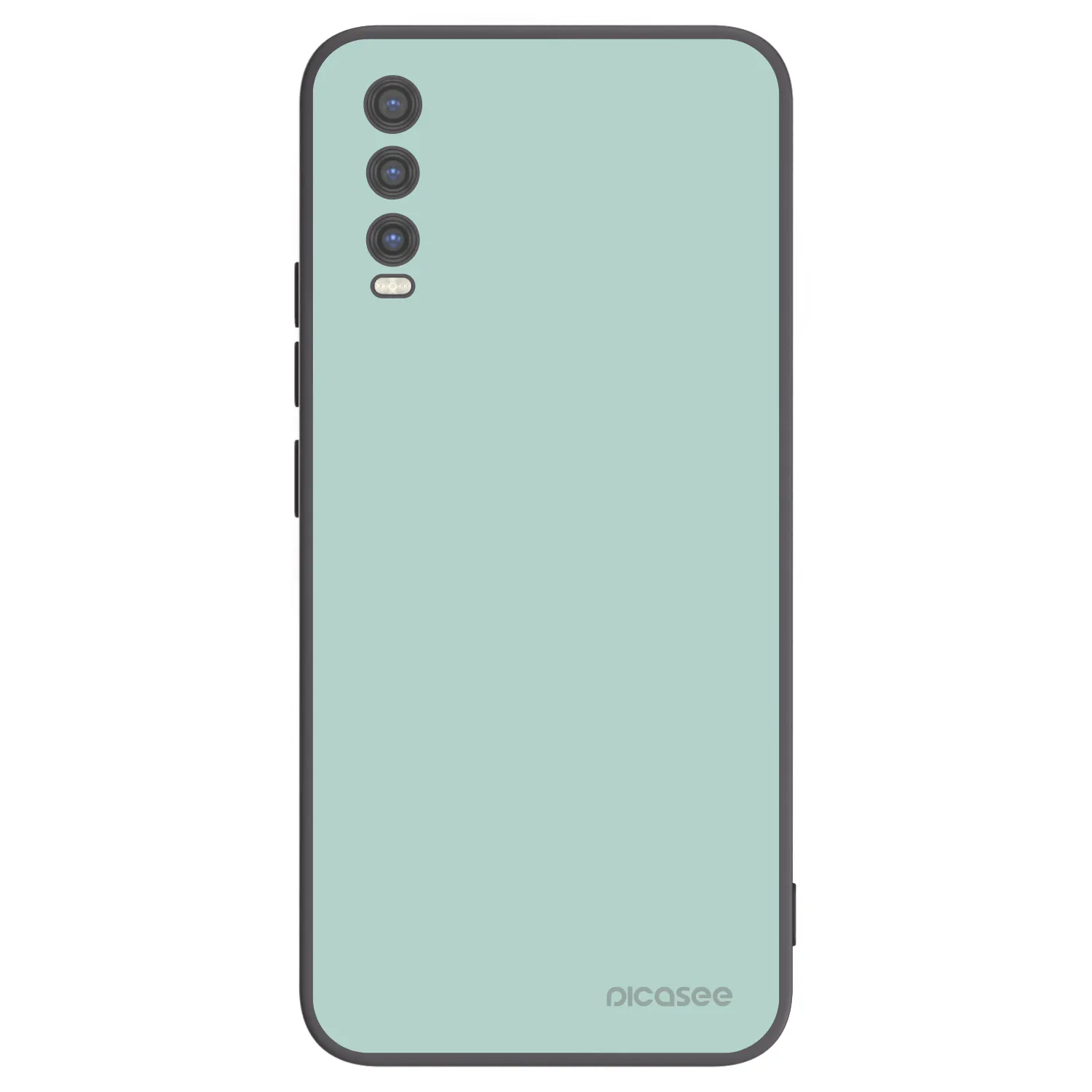 Picasee silikonowe czarne etui na Vivo Y20s - Pastel Charm