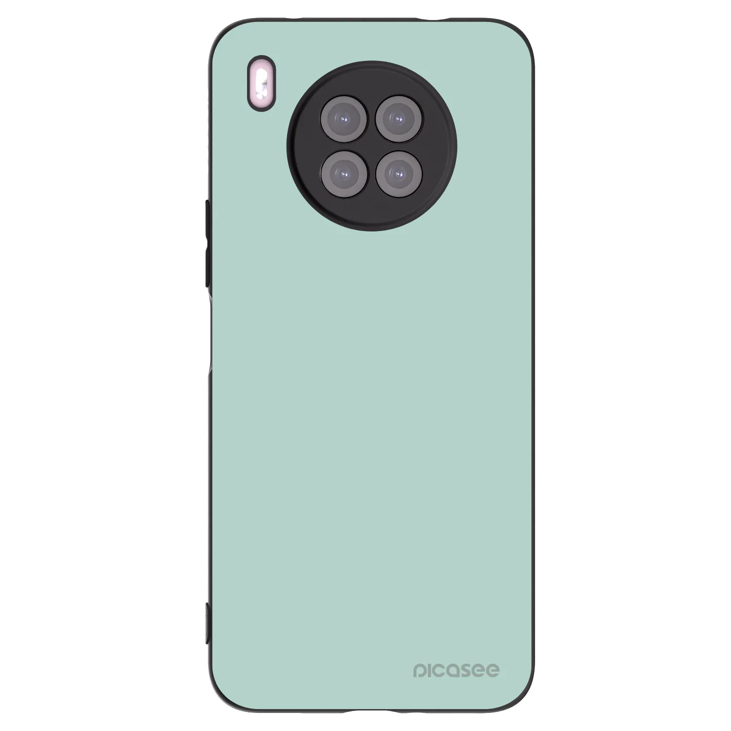 Picasee silikonowe czarne etui na Huawei Nova 8i - Pastel Charm