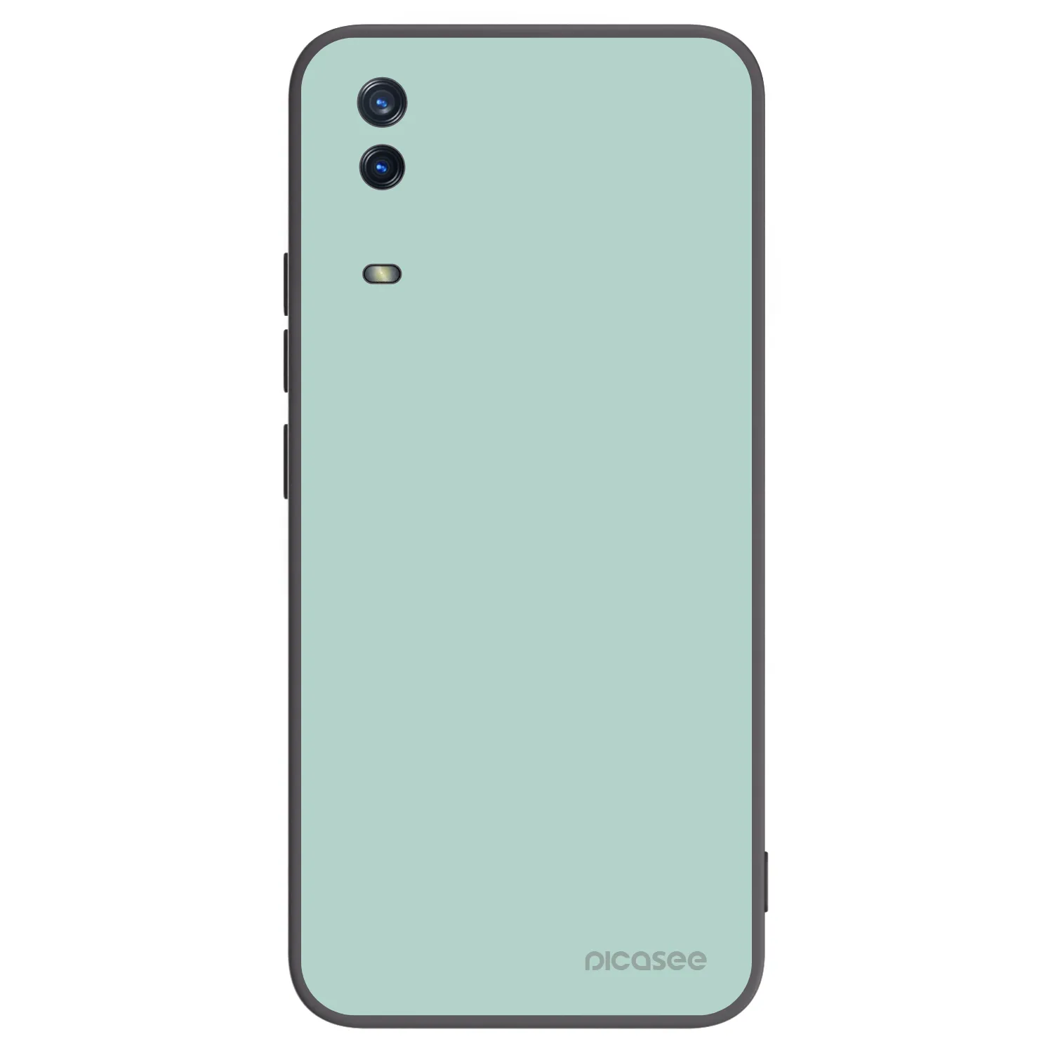 Picasee silikonowe czarne etui na Vivo Y11s - Pastel Charm