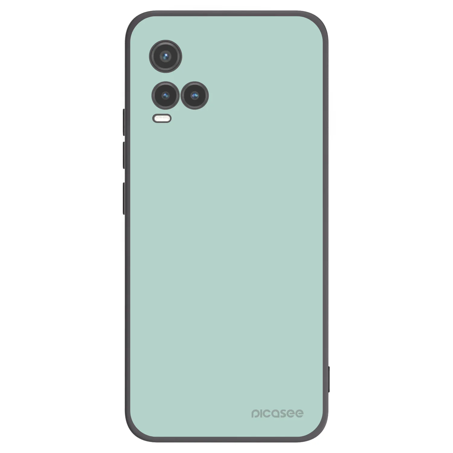 Picasee silikonowe czarne etui na Vivo Y33s - Pastel Charm