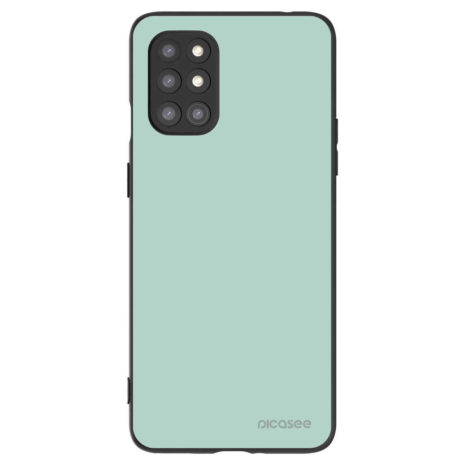 Picasee silikonowe czarne etui na OnePlus 8T - Pastel Charm