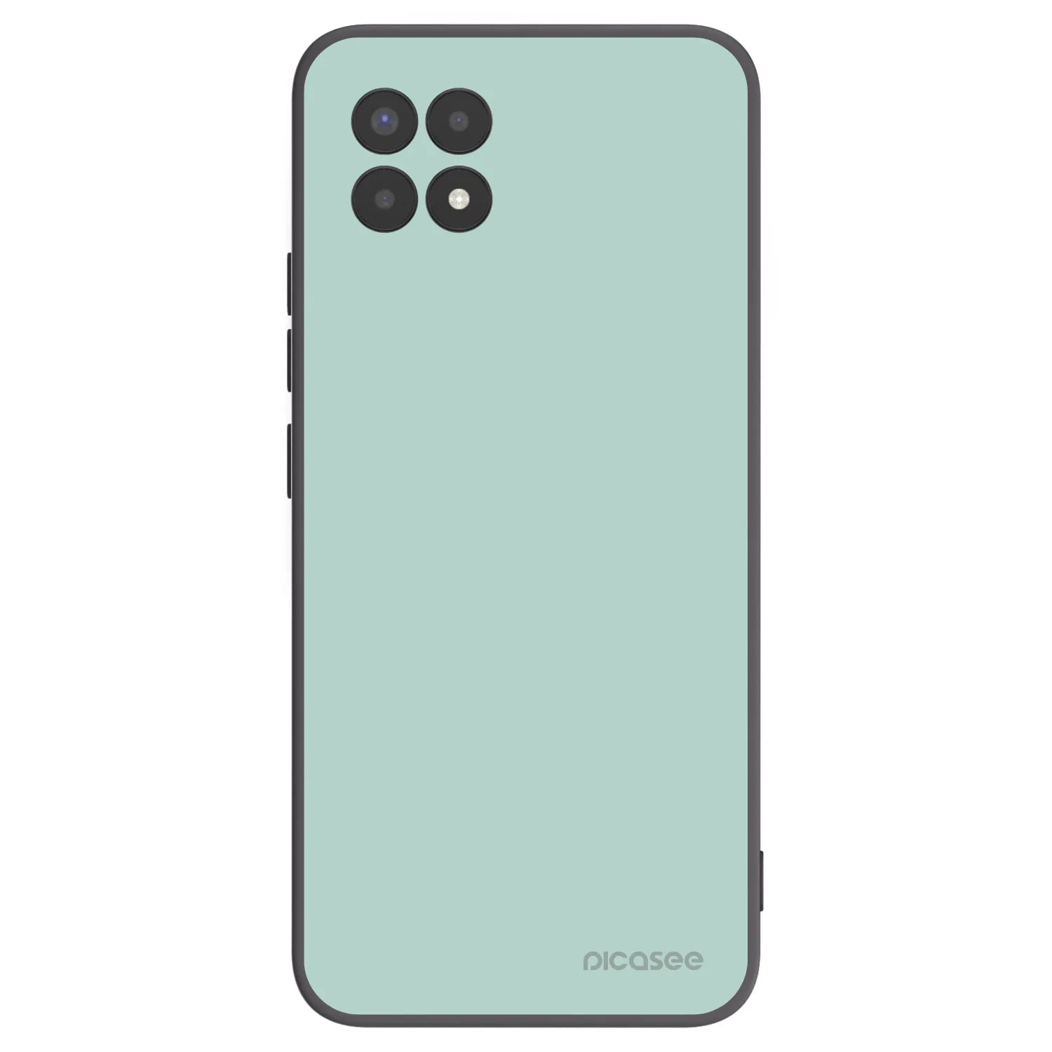 Picasee silikonowe czarne etui na Realme 8i - Pastel Charm