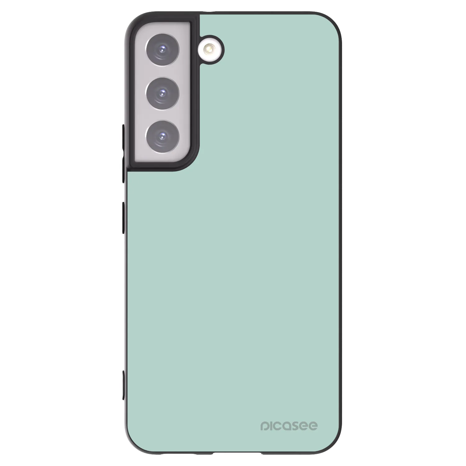 Picasee silikonowe czarne etui na Samsung Galaxy S22 5G - Pastel Charm