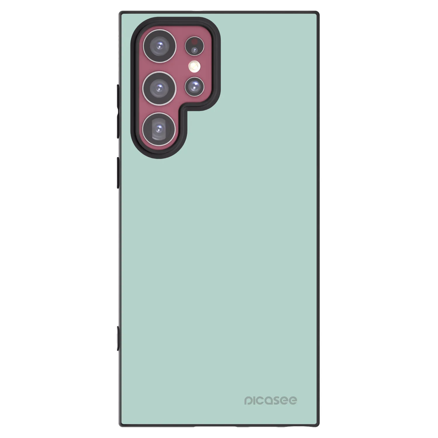 Picasee silikonowe czarne etui na Samsung Galaxy S22 Ultra 5G - Pastel Charm