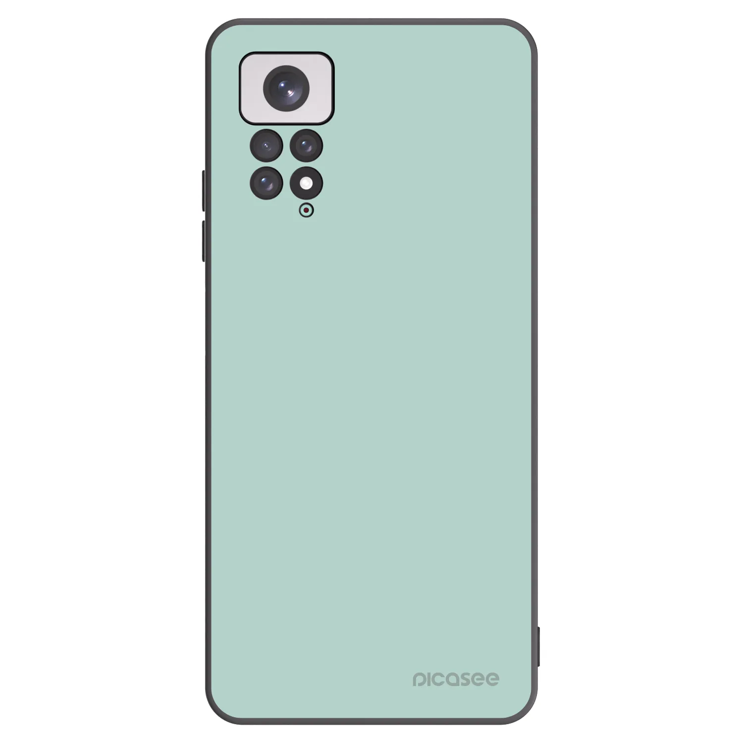 Picasee silikonowe czarne etui na Xiaomi Redmi Note 11 - Pastel Charm