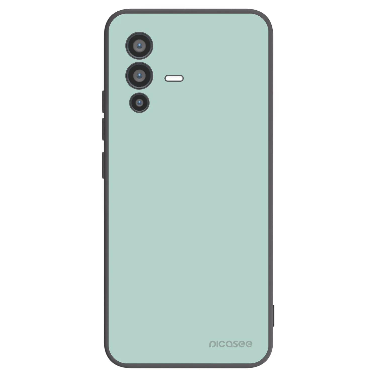 Picasee silikonowe czarne etui na Vivo V23 5G - Pastel Charm