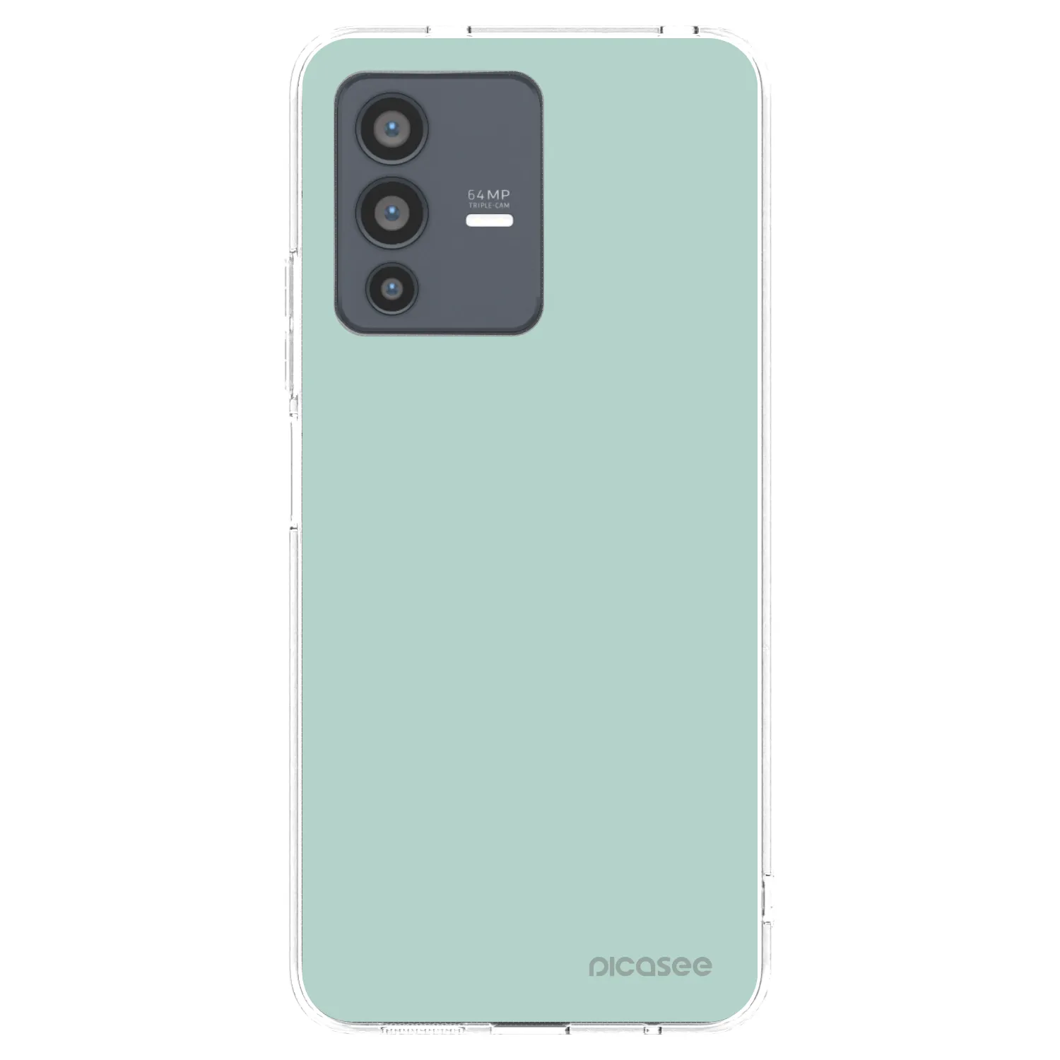 Picasee silikonowe przeźroczyste etui na Vivo V23 5G - Pastel Charm