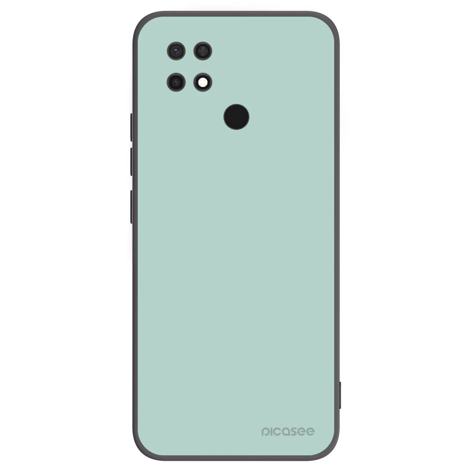 Picasee silikonowe czarne etui na Xiaomi Redmi 10C - Pastel Charm