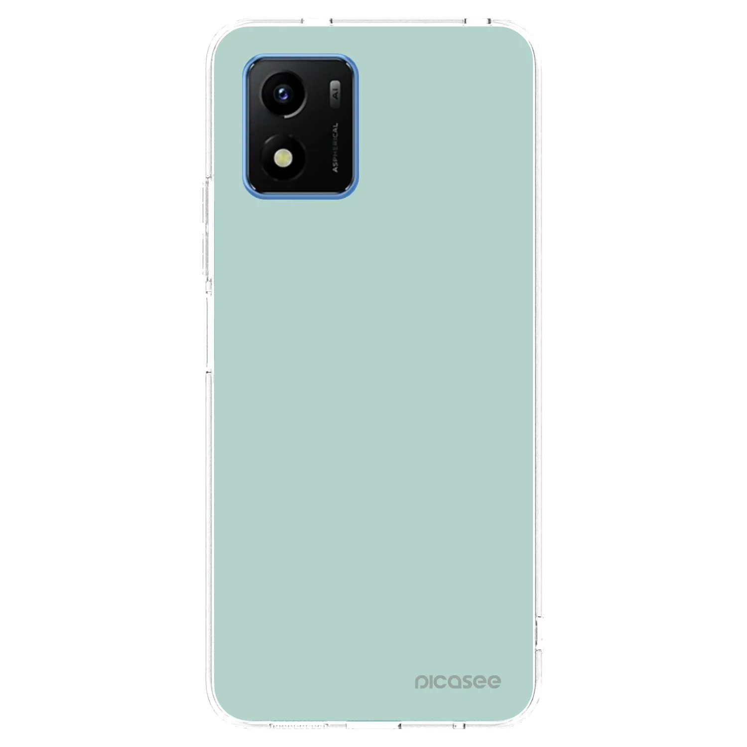 Picasee silikonowe przeźroczyste etui na Vivo Y01 - Pastel Charm
