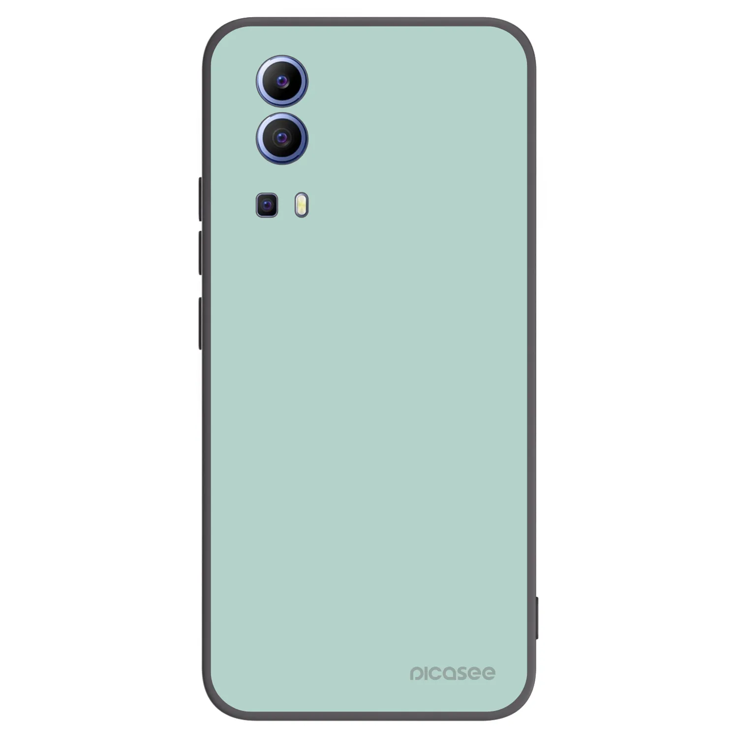 Picasee silikonowe czarne etui na Vivo Y52 5G - Pastel Charm