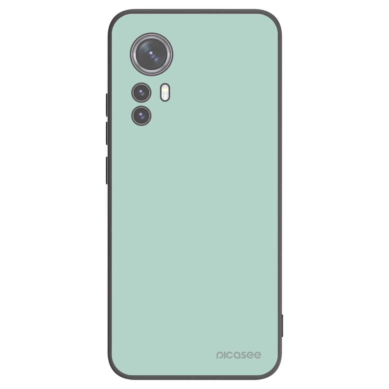 Picasee silikonowe czarne etui na Xiaomi 12X - Pastel Charm