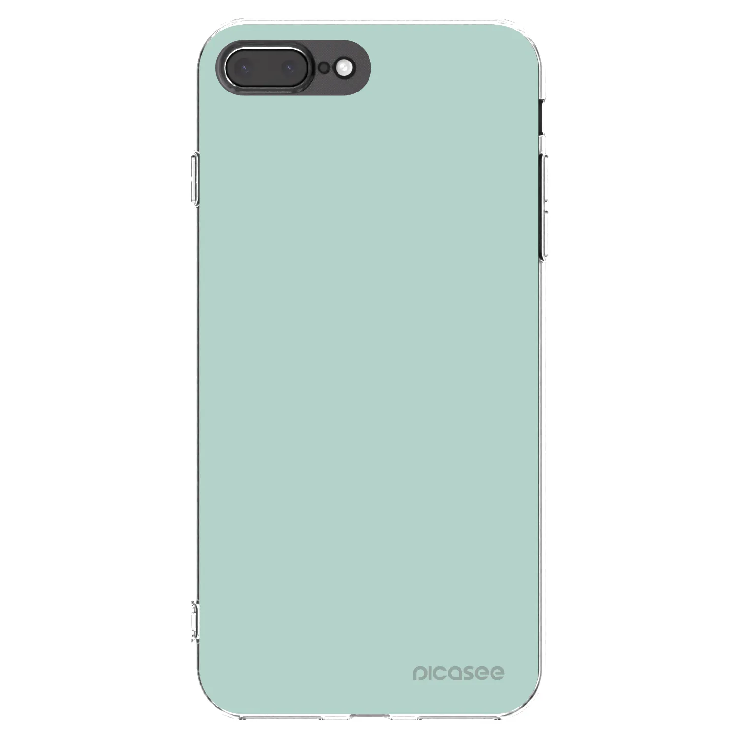 Picasee silikonowe przeźroczyste etui na Apple iPhone 8 Plus - Pastel Charm