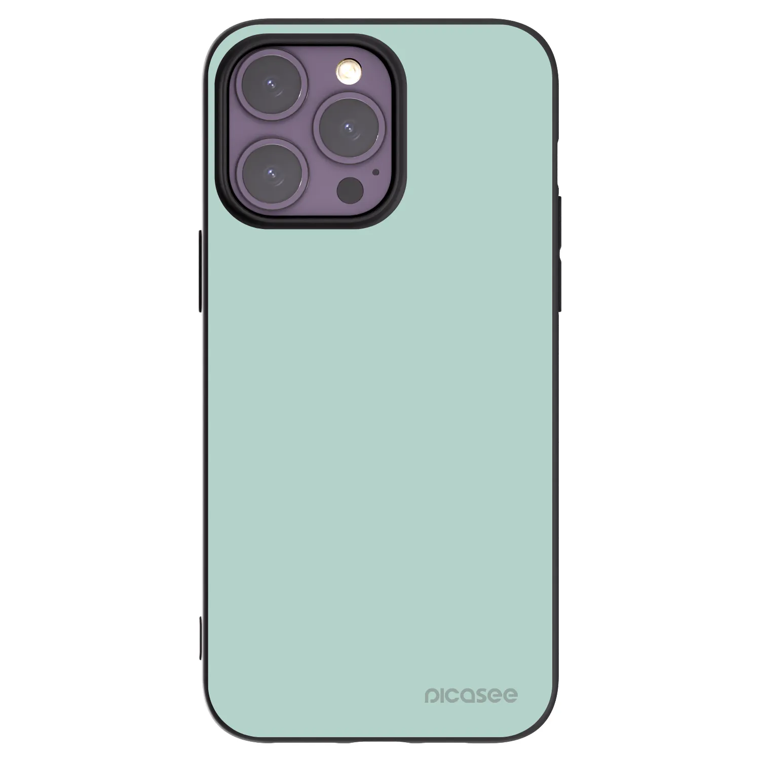 Picasee silikonowe czarne etui na Apple iPhone 14 Pro Max - Pastel Charm