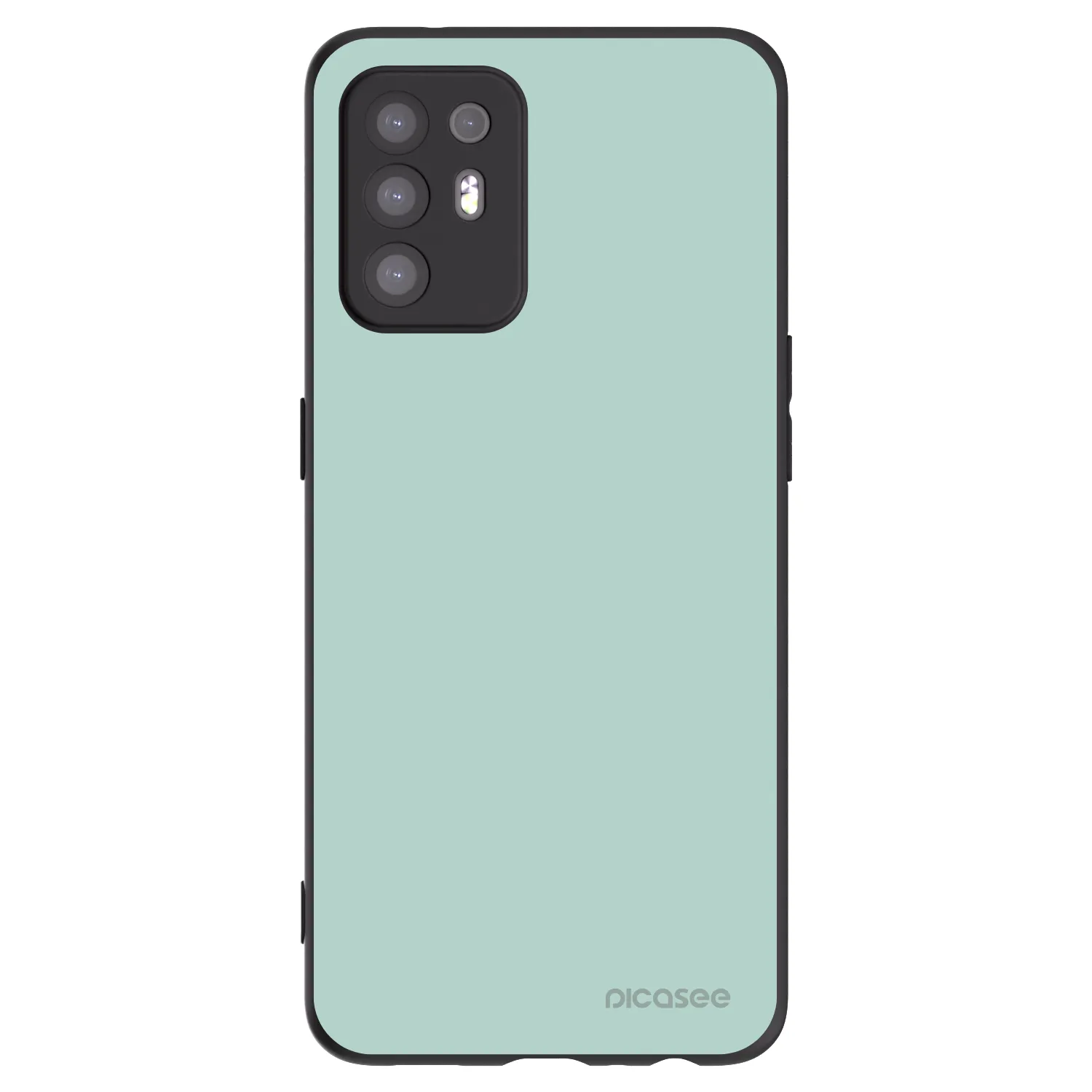 Picasee silikonowe czarne etui na OPPO A94 5G - Pastel Charm