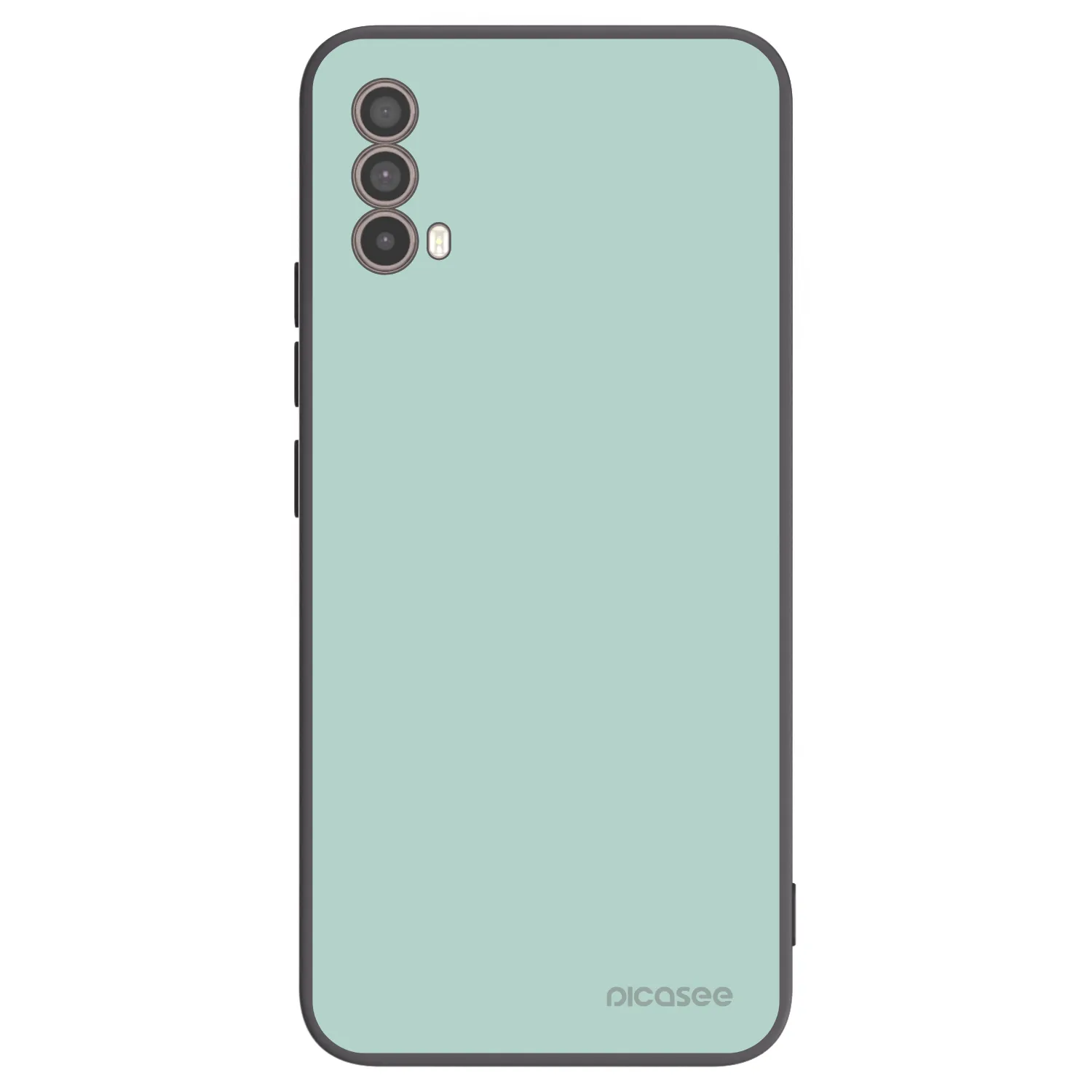Picasee silikonowe czarne etui na Motorola Moto E40 - Pastel Charm