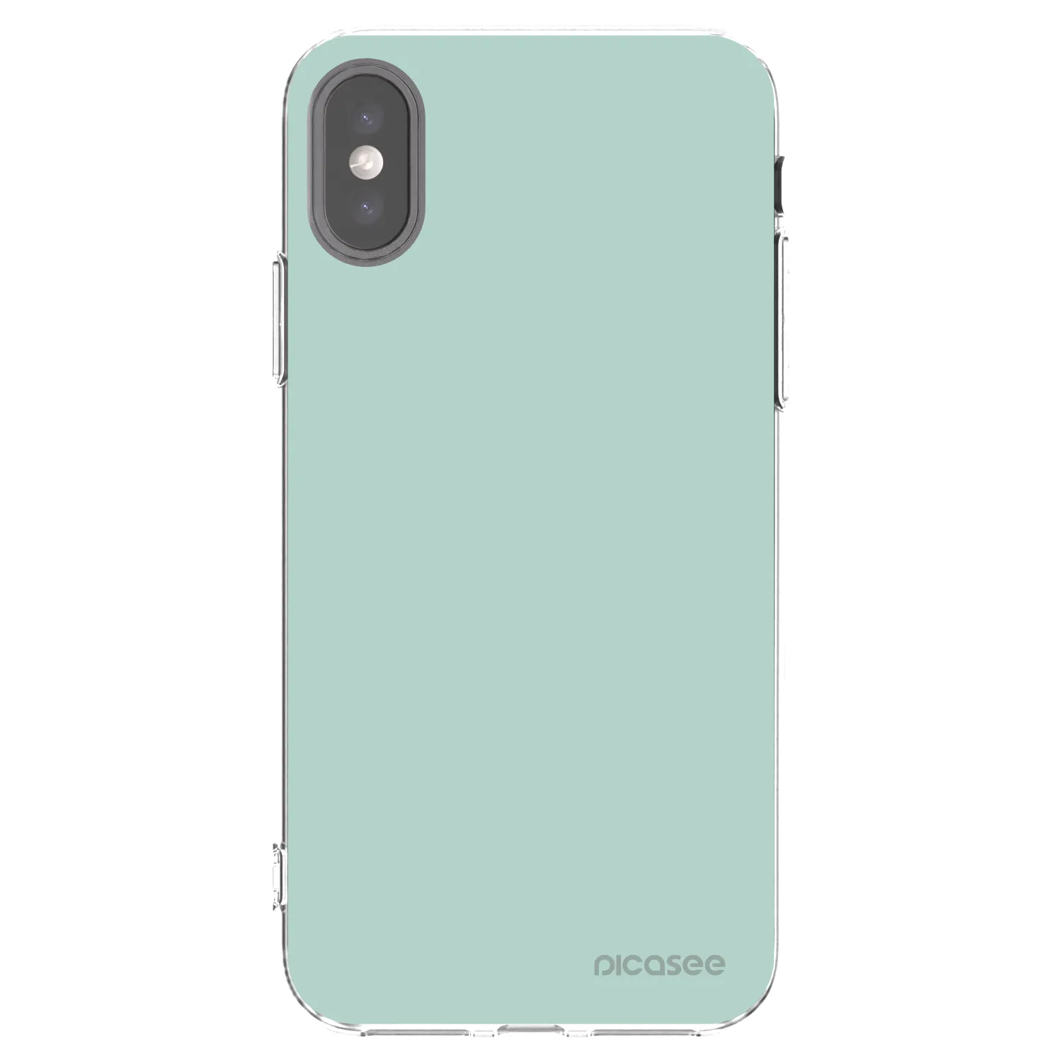 Picasee silikonowe przeźroczyste etui na Apple iPhone X/XS - Pastel Charm
