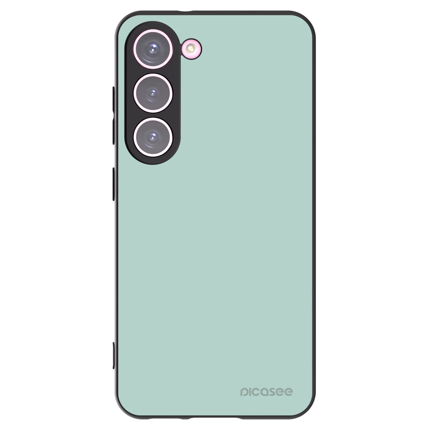 Picasee silikonowe czarne etui na Samsung Galaxy S23 5G - Pastel Charm