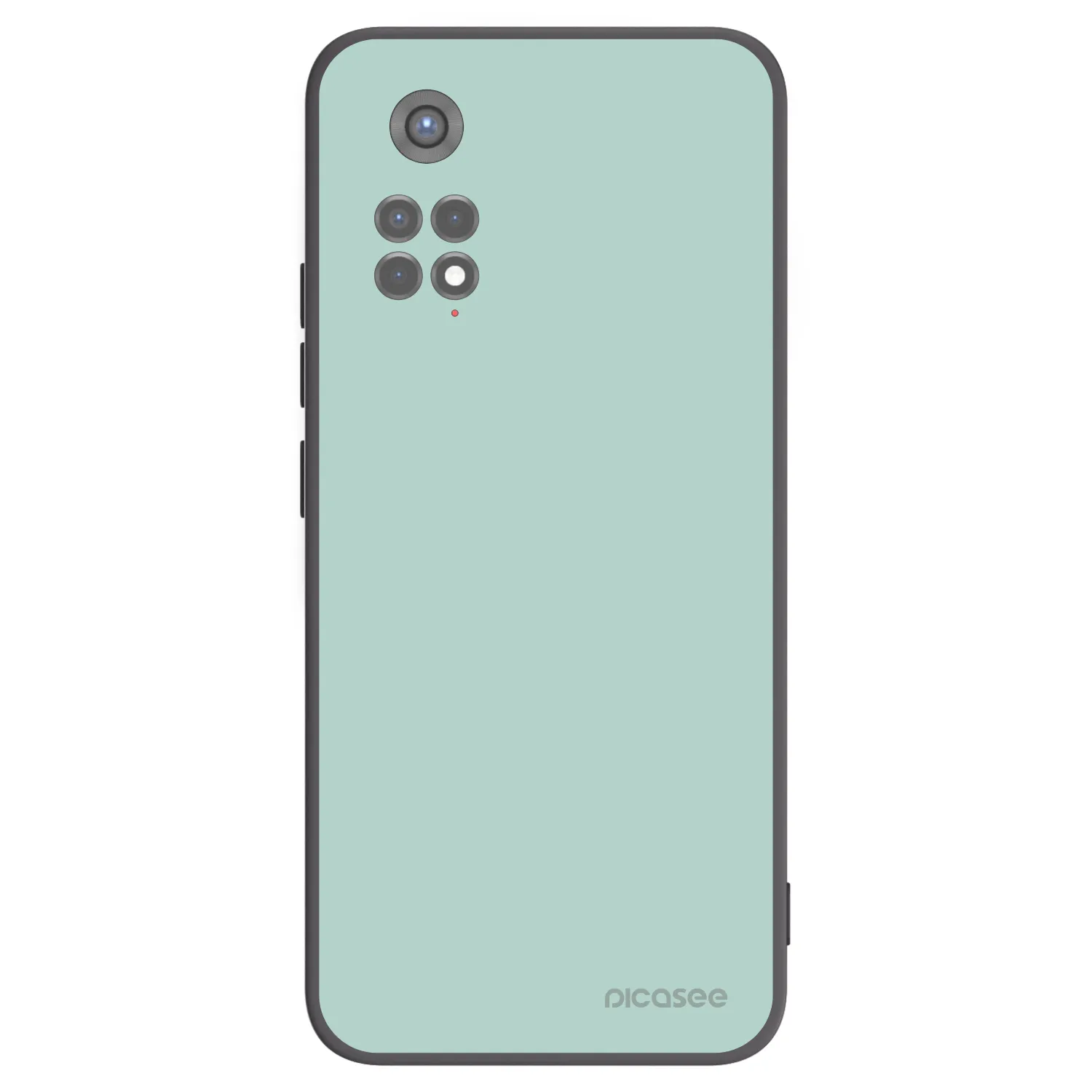 Picasee silikonowe czarne etui na Xiaomi Redmi Note 11S 5G - Pastel Charm
