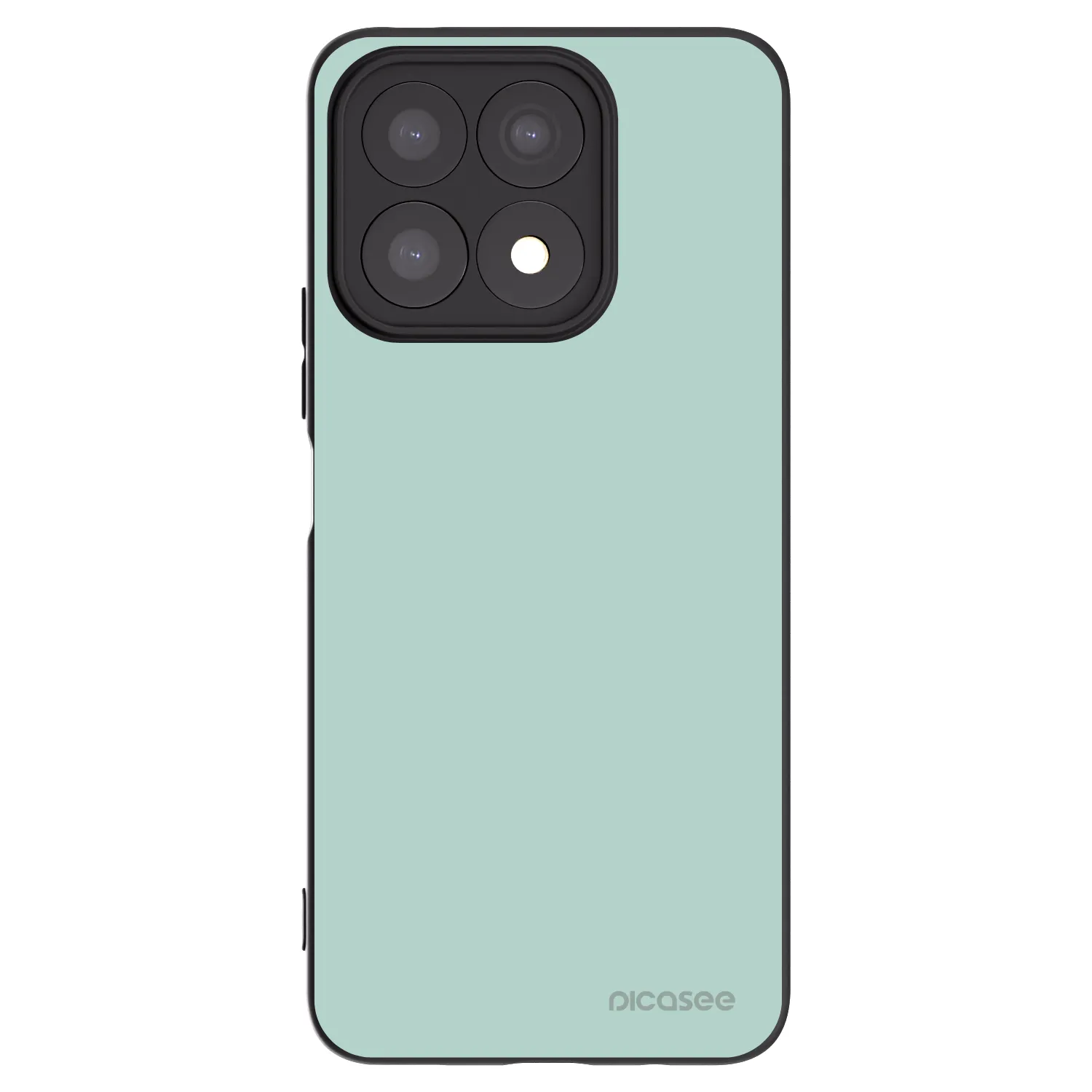 Picasee silikonowe czarne etui na Honor X8a - Pastel Charm