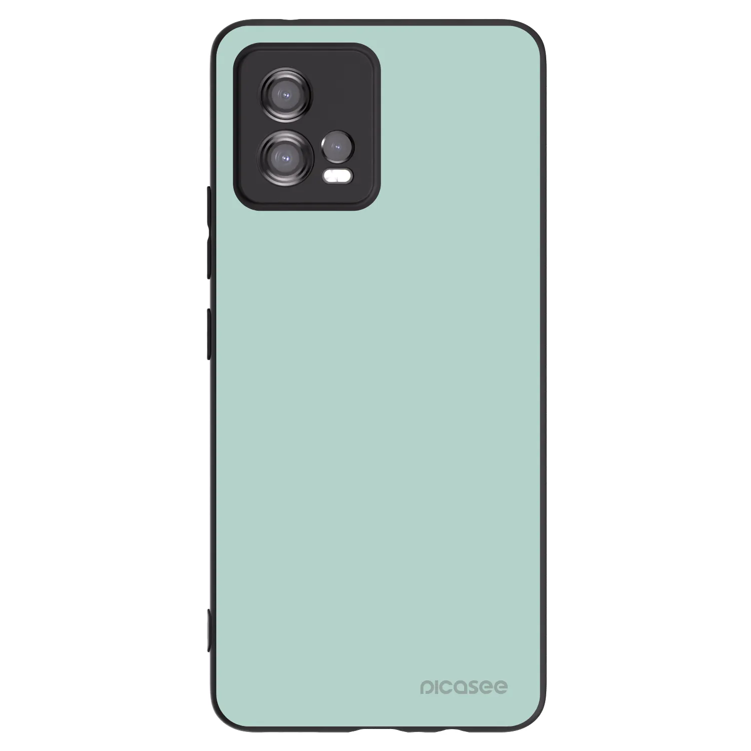 Picasee silikonowe czarne etui na Motorola Moto G72 - Pastel Charm