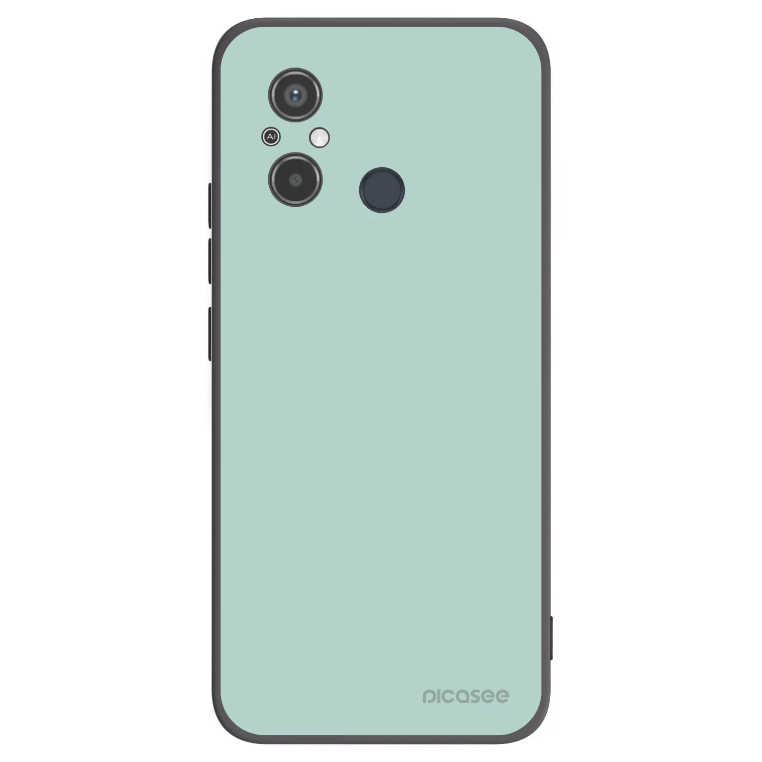 Picasee silikonowe czarne etui na Xiaomi Redmi 12C - Pastel Charm