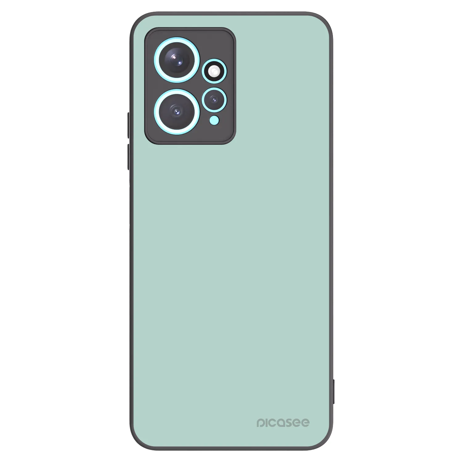 Picasee silikonowe czarne etui na Xiaomi Redmi Note 12 4G - Pastel Charm