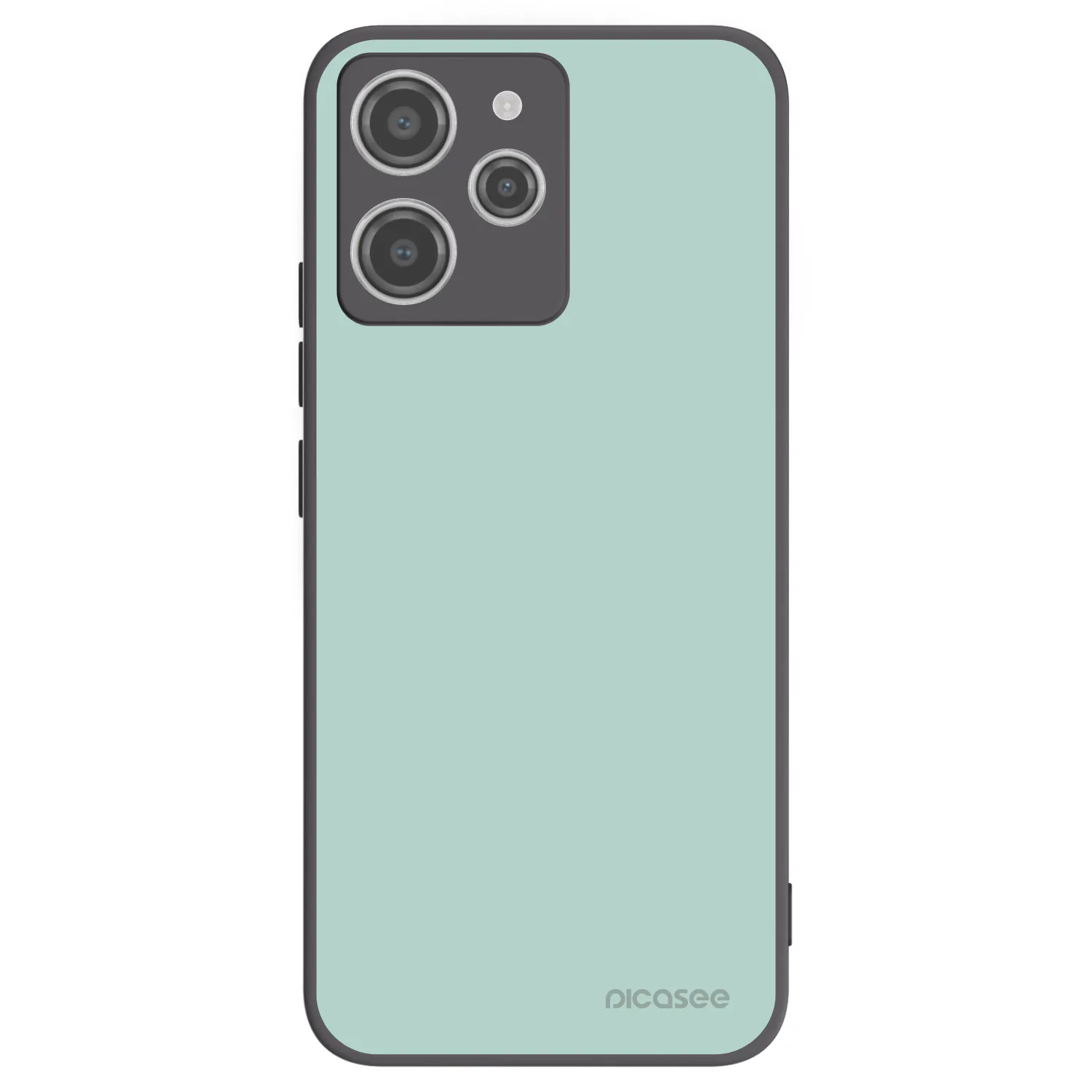 Picasee silikonowe czarne etui na Xiaomi Redmi 12 4G - Pastel Charm