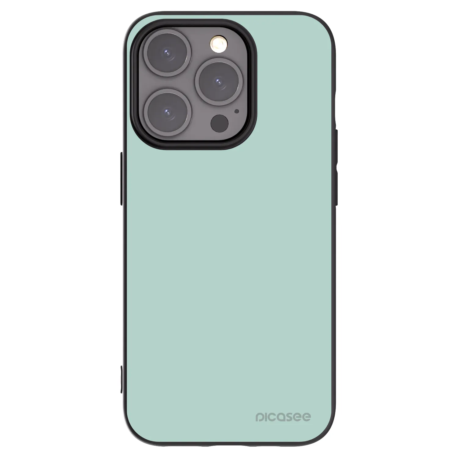 Picasee silikonowe czarne etui na Apple iPhone 15 Pro - Pastel Charm