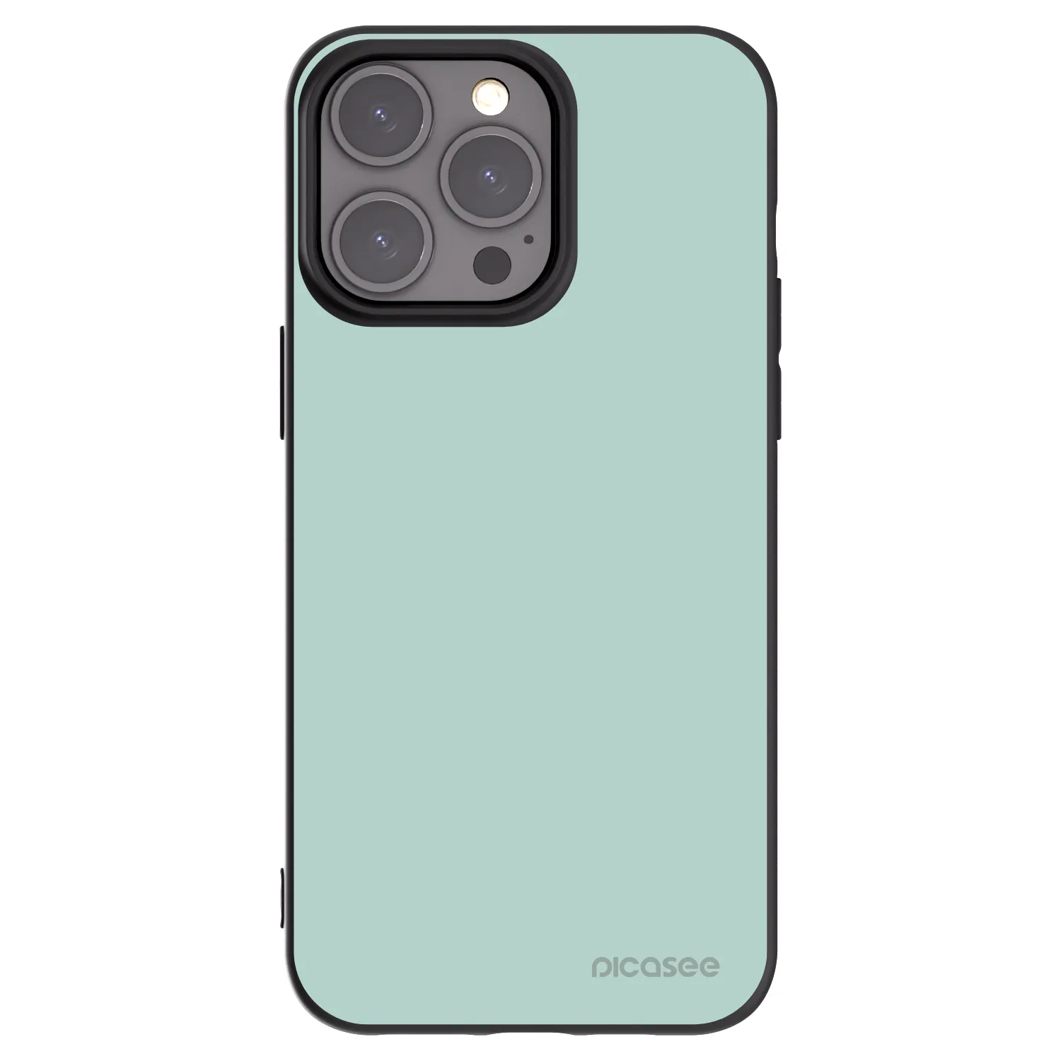 Picasee silikonowe czarne etui na Apple iPhone 15 Pro Max - Pastel Charm