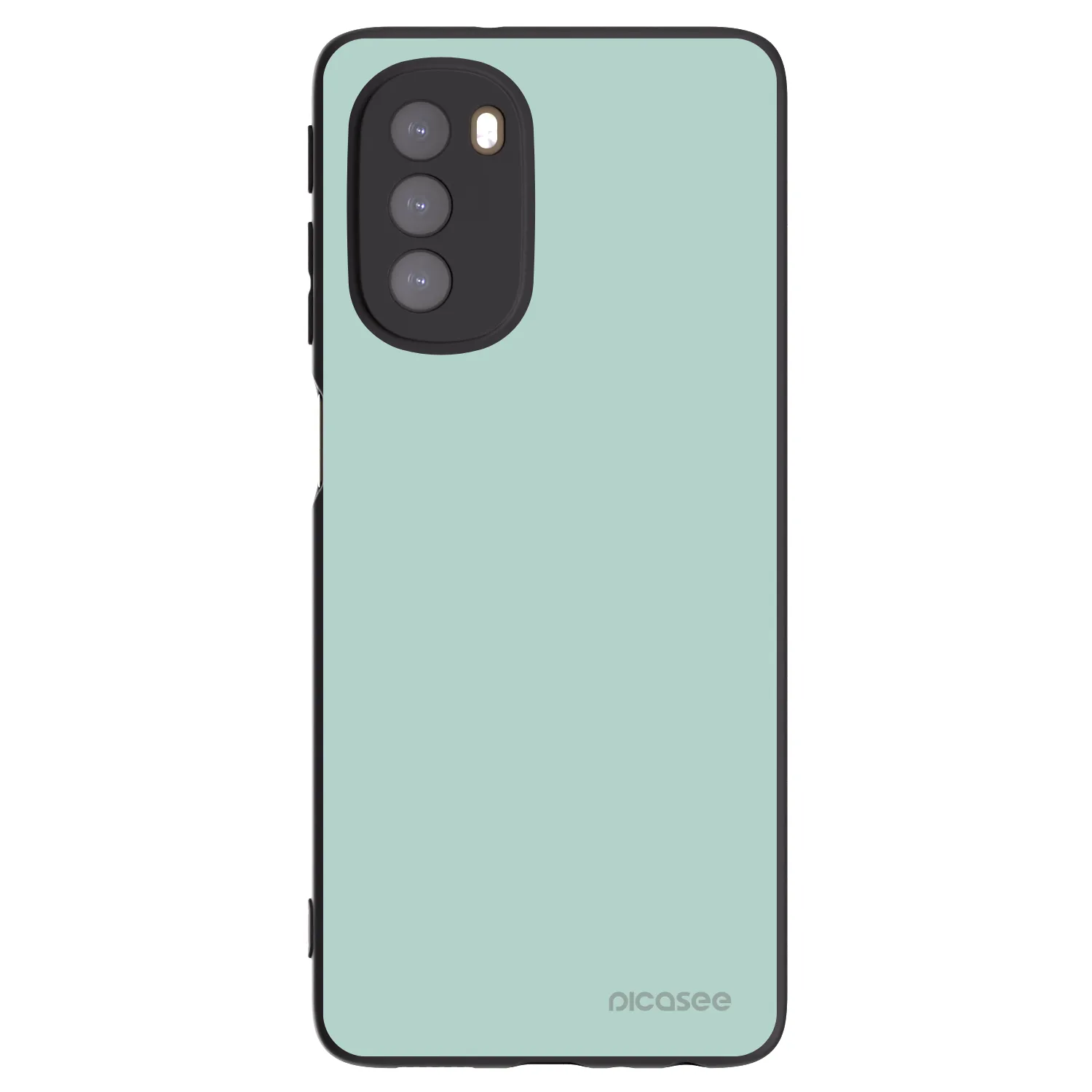 Picasee silikonowe czarne etui na Motorola Moto G51 - Pastel Charm