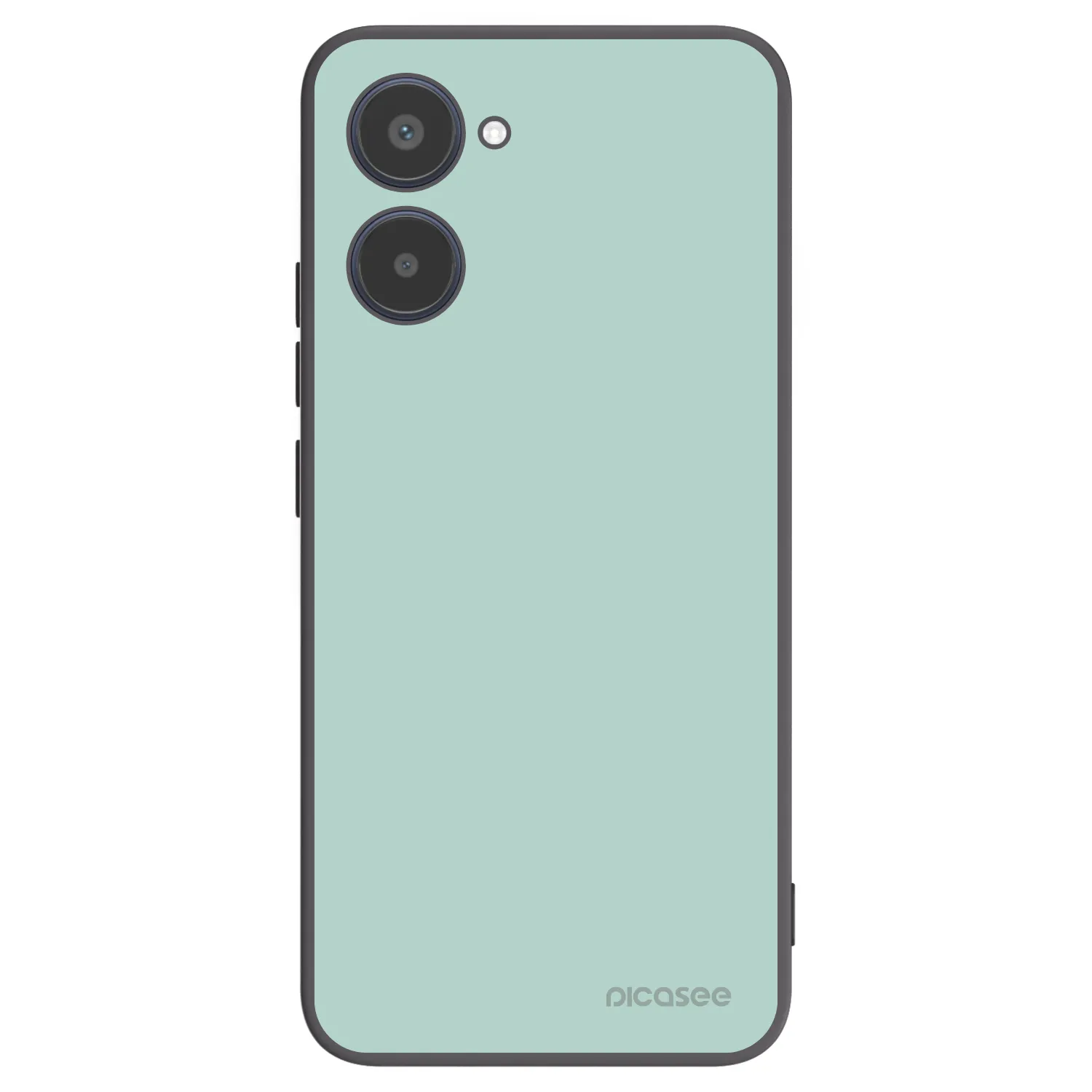 Picasee silikonowe czarne etui na Realme 10 4G - Pastel Charm