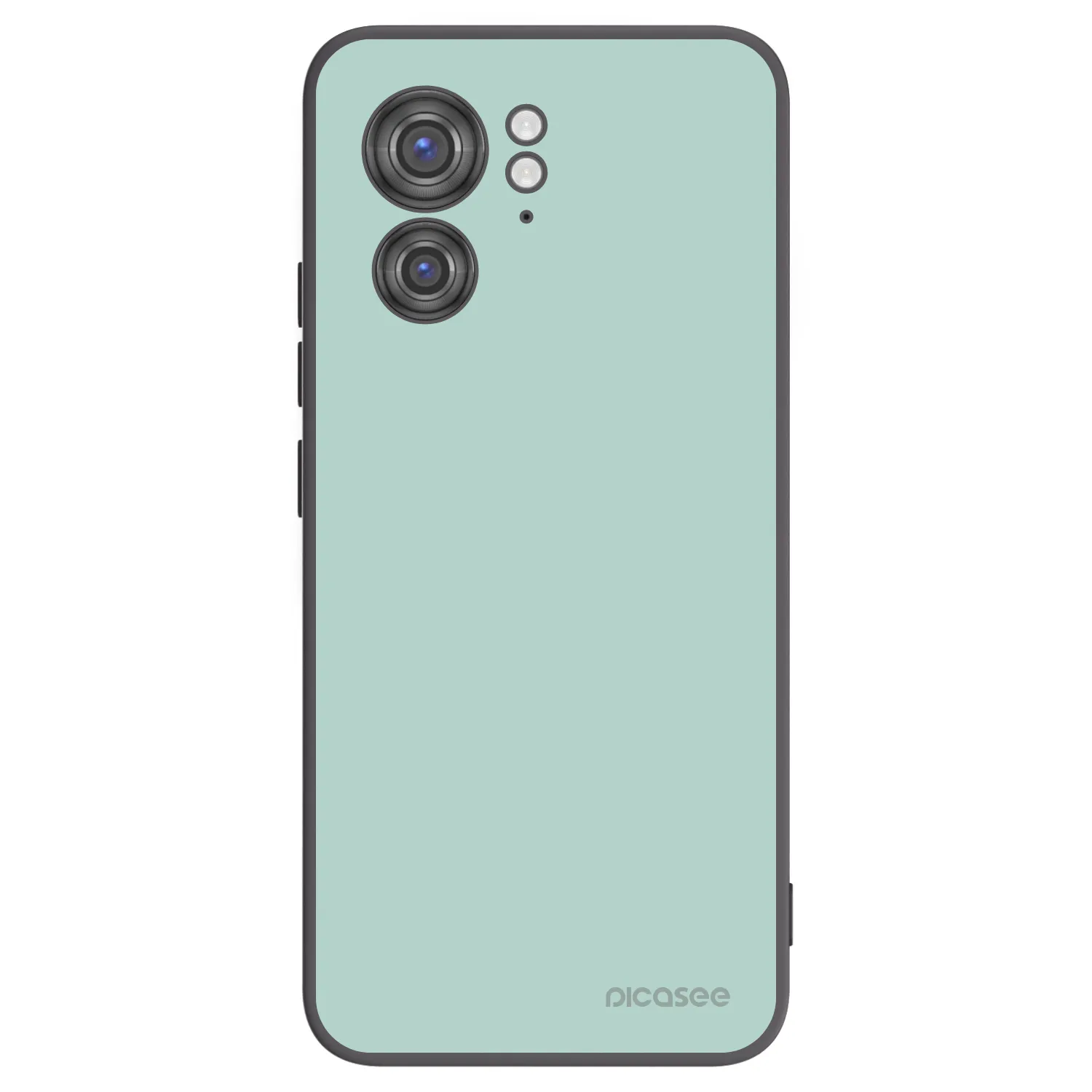 Picasee silikonowe czarne etui na Motorola Edge 40 - Pastel Charm