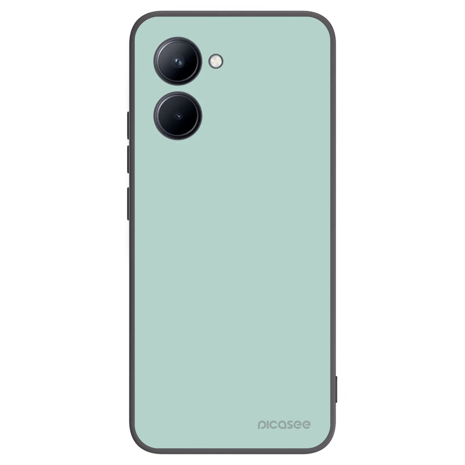 Picasee silikonowe czarne etui na Realme C33 (2023) - Pastel Charm