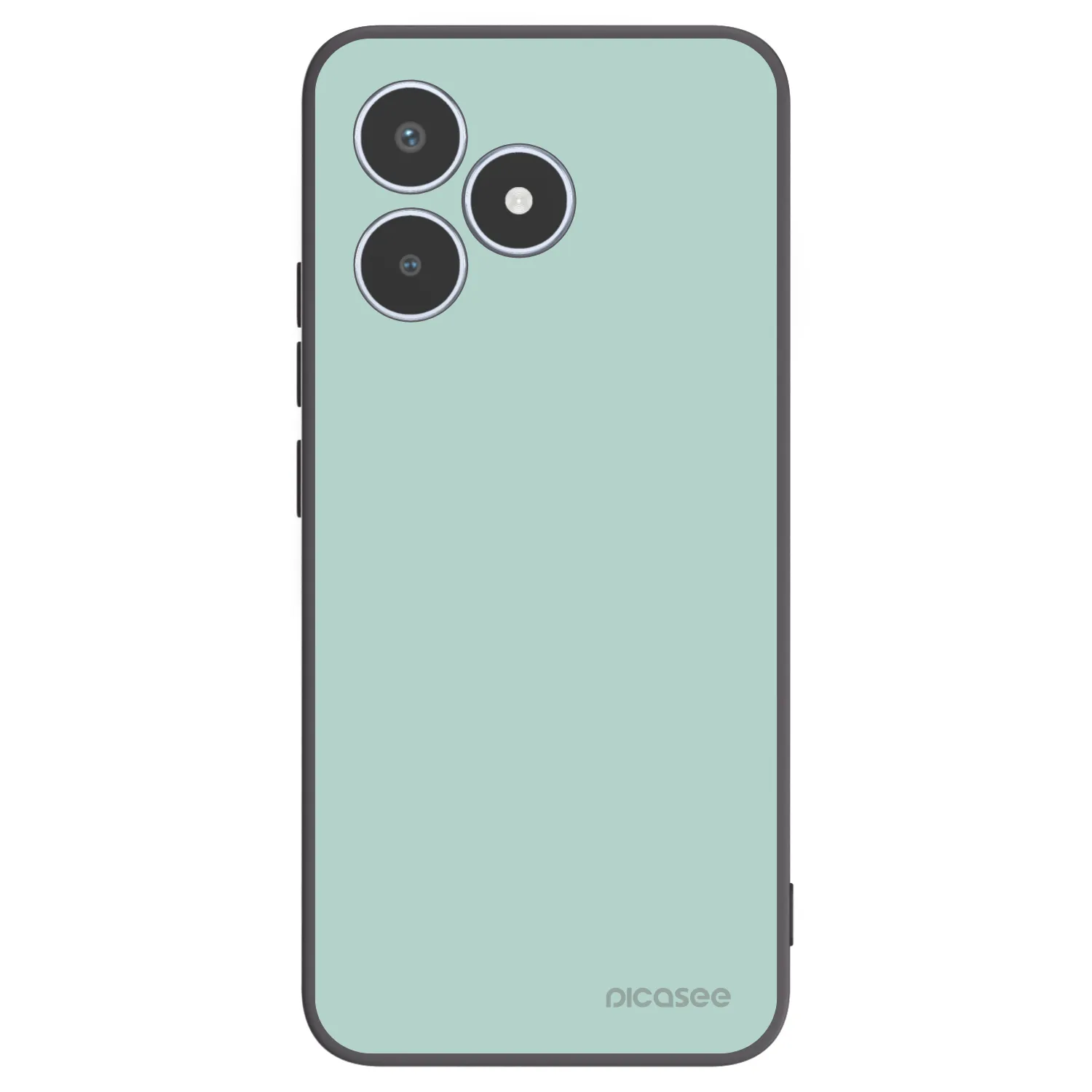 Picasee silikonowe czarne etui na Realme C53 - Pastel Charm