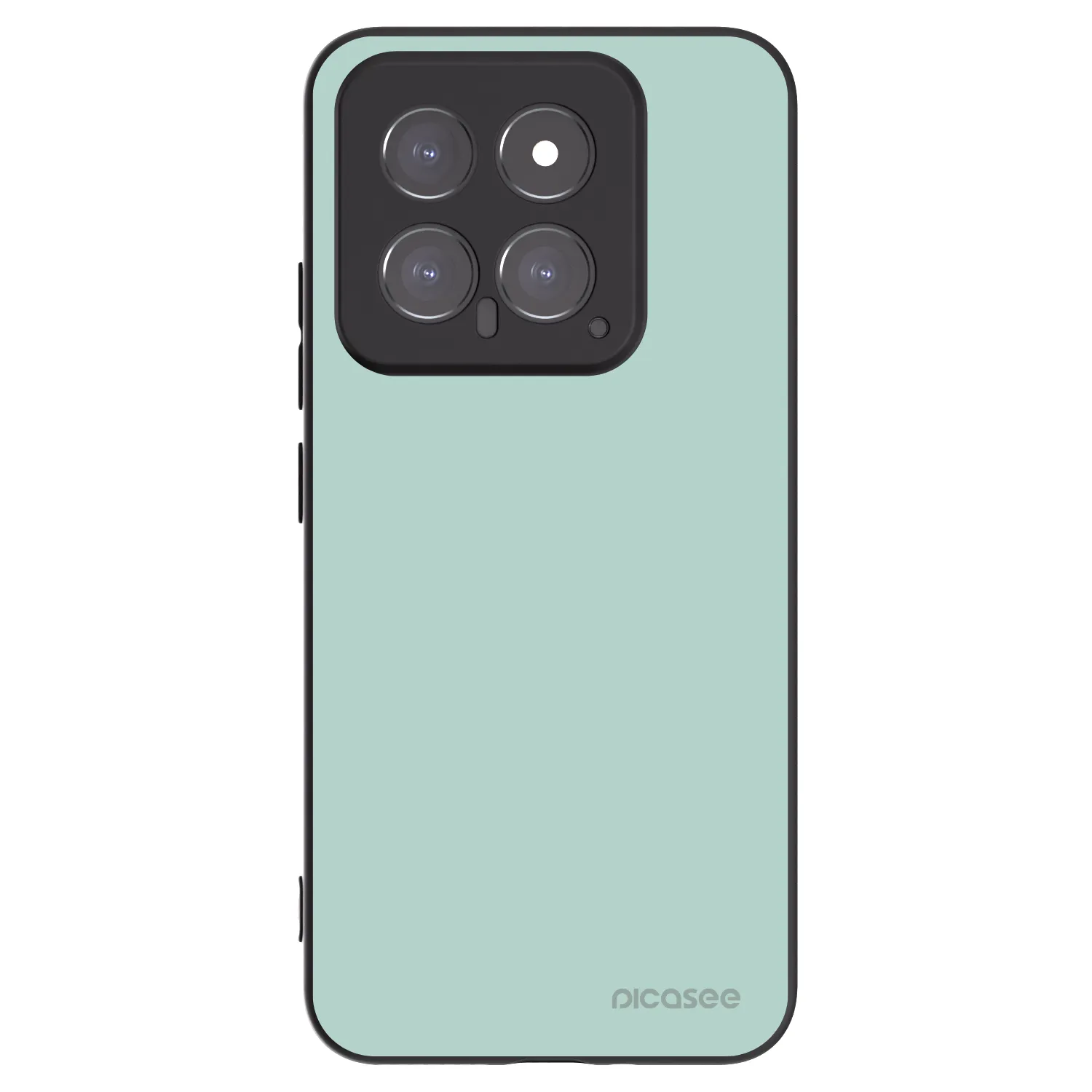 Picasee silikonowe czarne etui na Xiaomi 14 - Pastel Charm