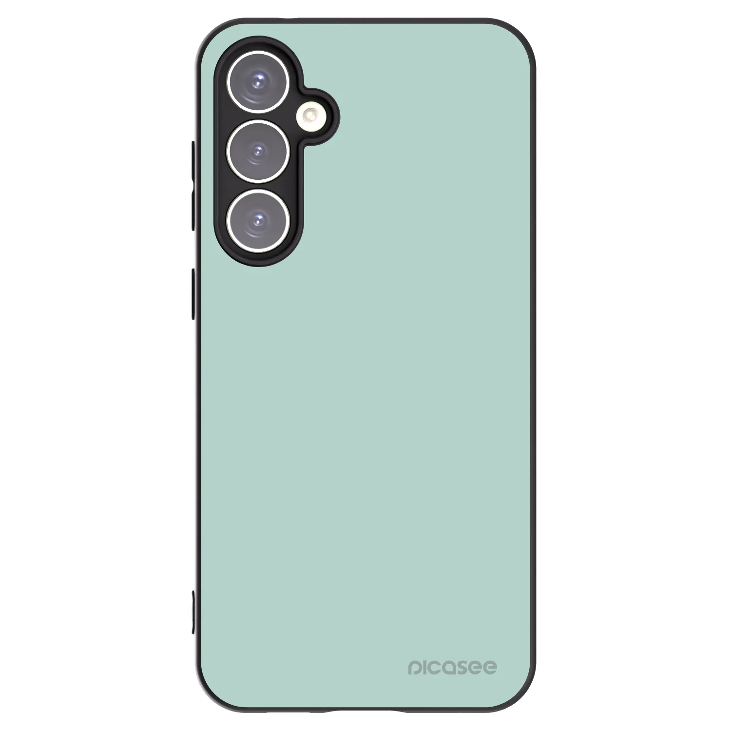 Picasee silikonowe czarne etui na Samsung Galaxy S23 FE S711B - Pastel Charm
