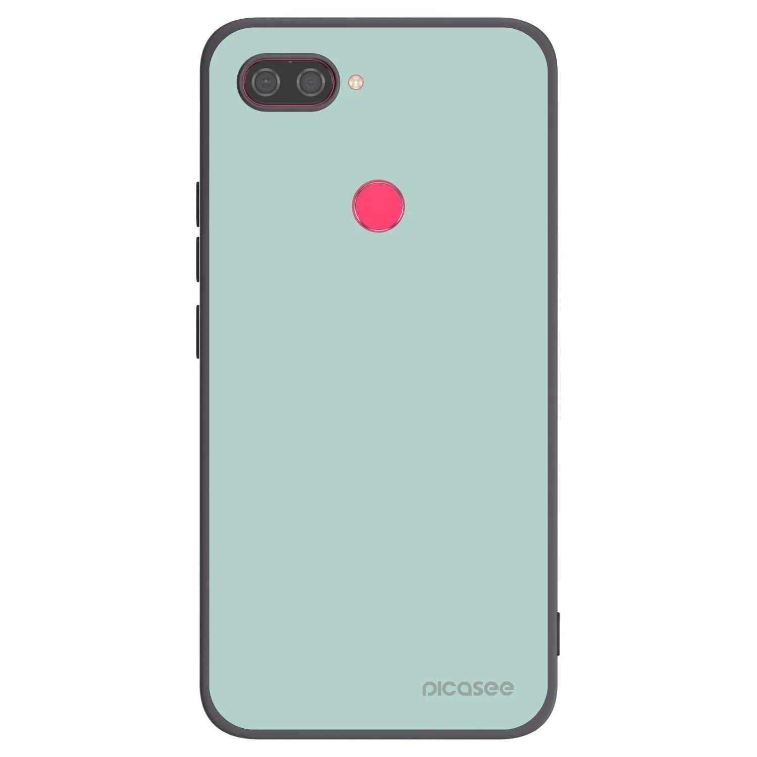 Picasee silikonowe czarne etui na Xiaomi Mi 8 Lite - Pastel Charm