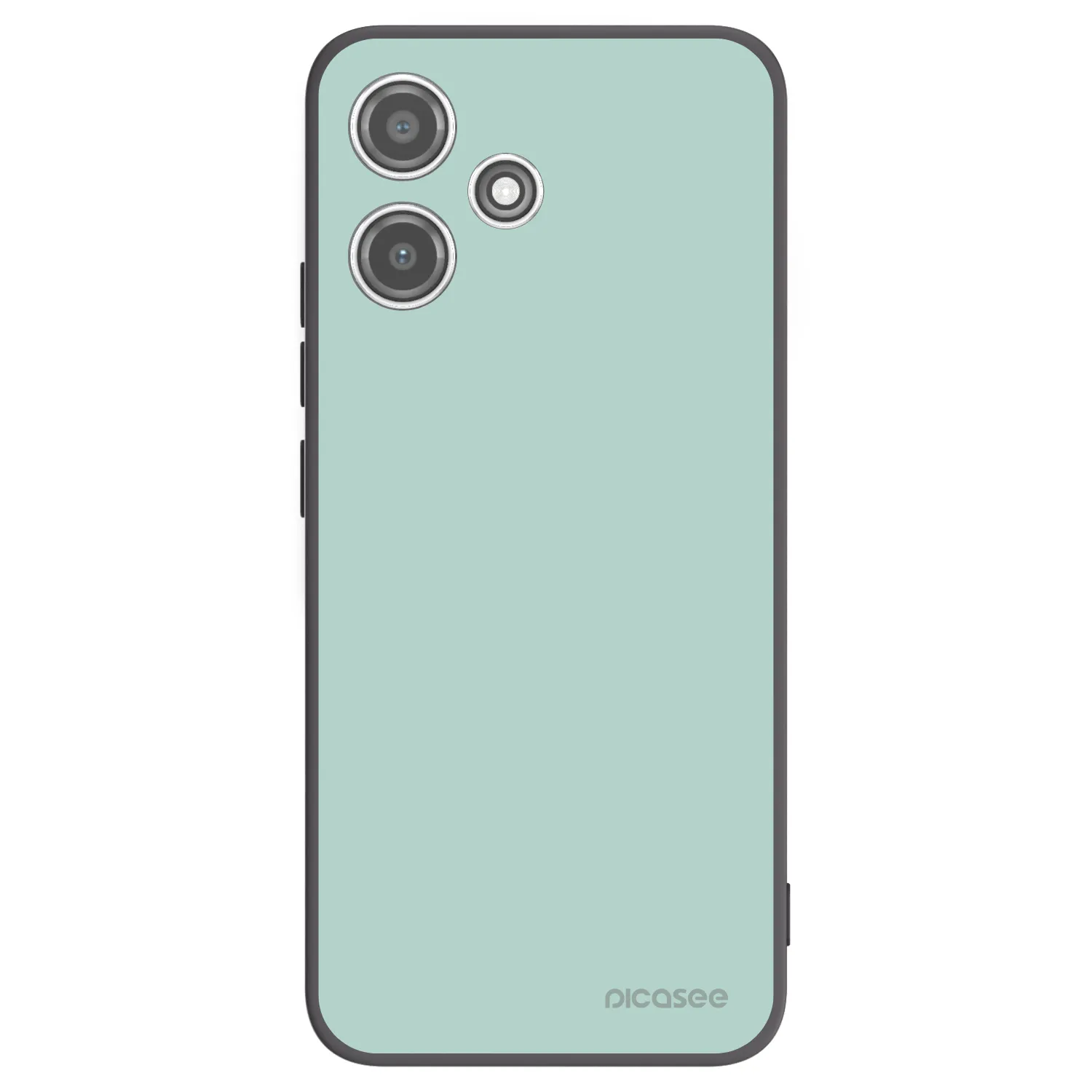 Picasee silikonowe czarne etui na Xiaomi Redmi 12 5G - Pastel Charm