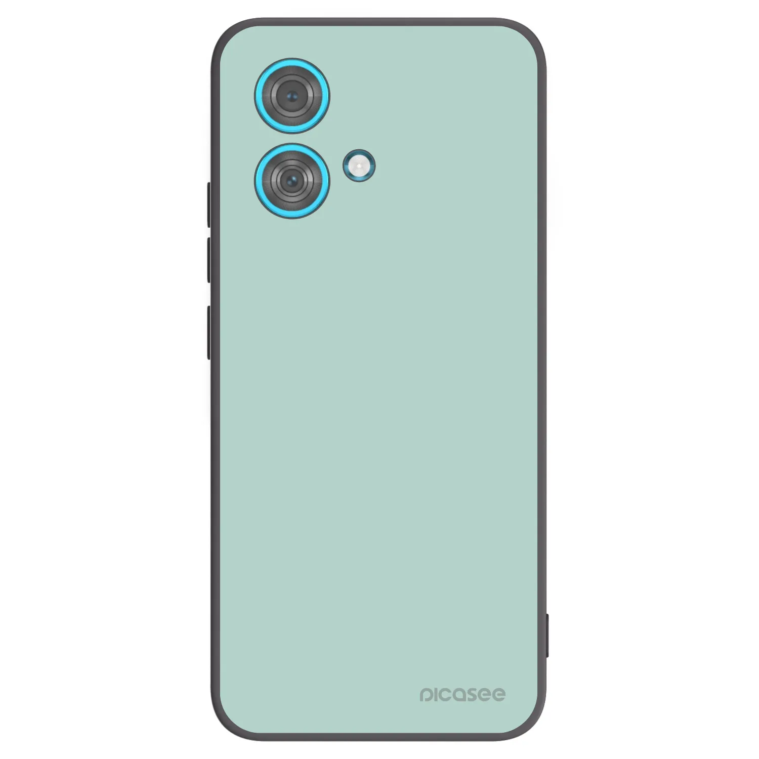 Picasee silikonowe czarne etui na Motorola Edge 40 Neo - Pastel Charm