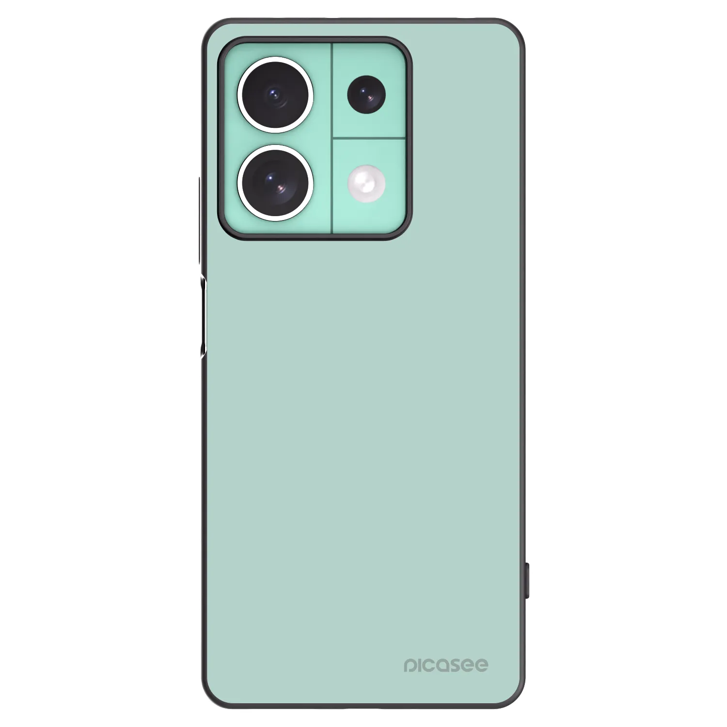 Picasee silikonowe czarne etui na Xiaomi Redmi Note 13 5G - Pastel Charm