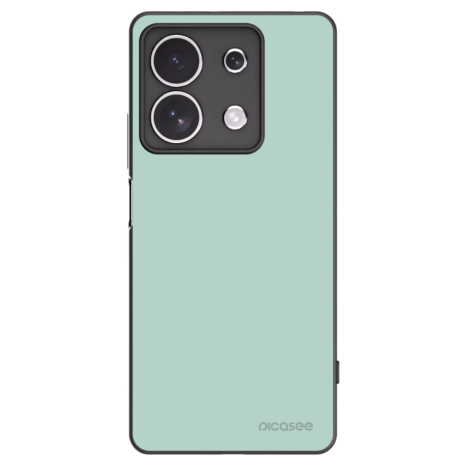 Picasee silikonowe czarne etui na Xiaomi Redmi Note 13 4G - Pastel Charm