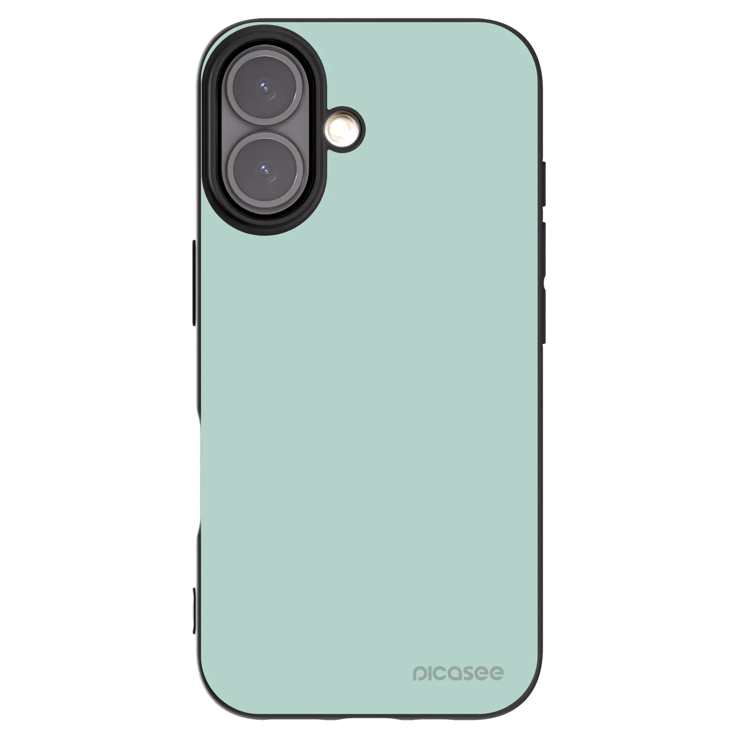 Picasee silikonowe czarne etui na Apple iPhone 16 - Pastel Charm