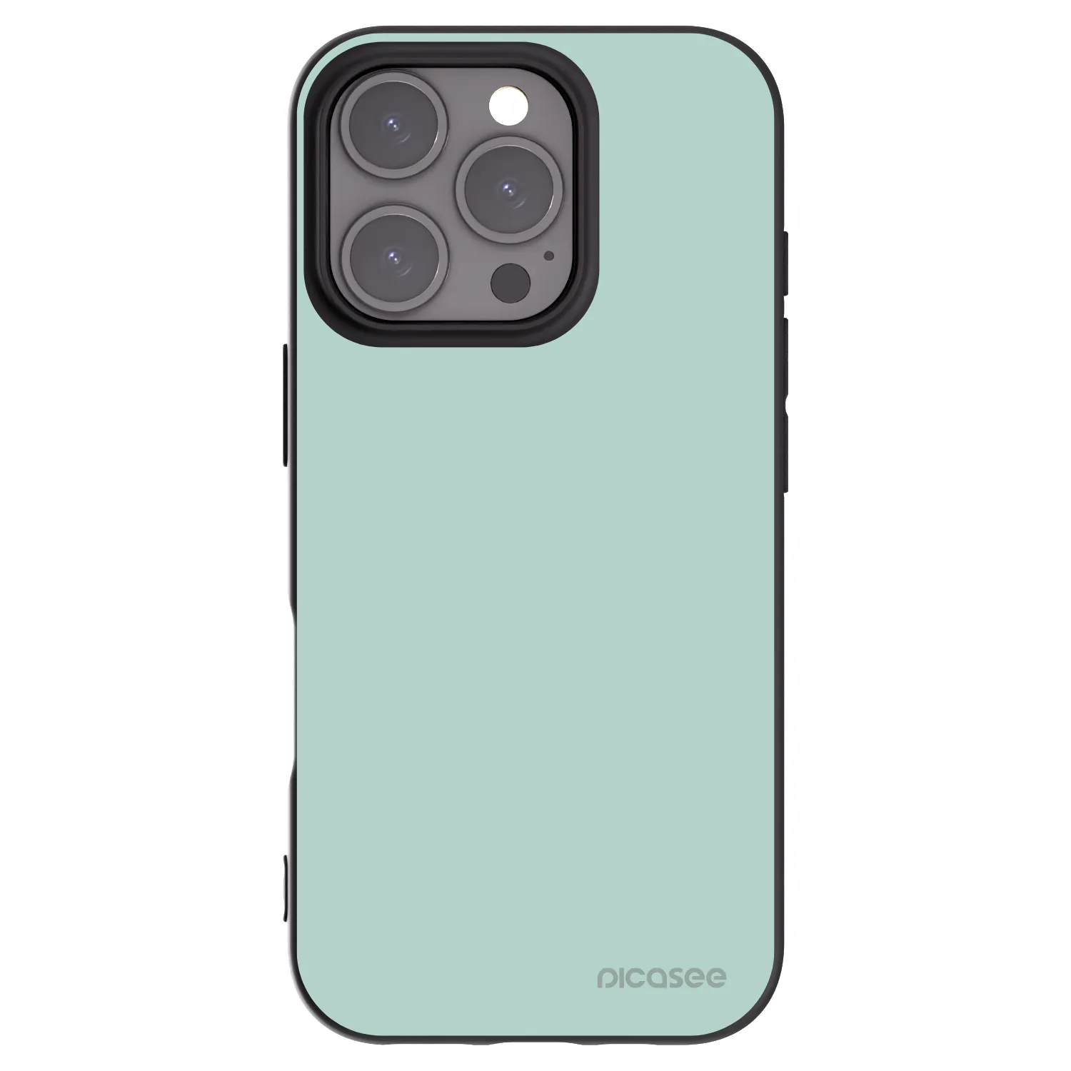 Picasee silikonowe czarne etui na Apple iPhone 16 Pro - Pastel Charm